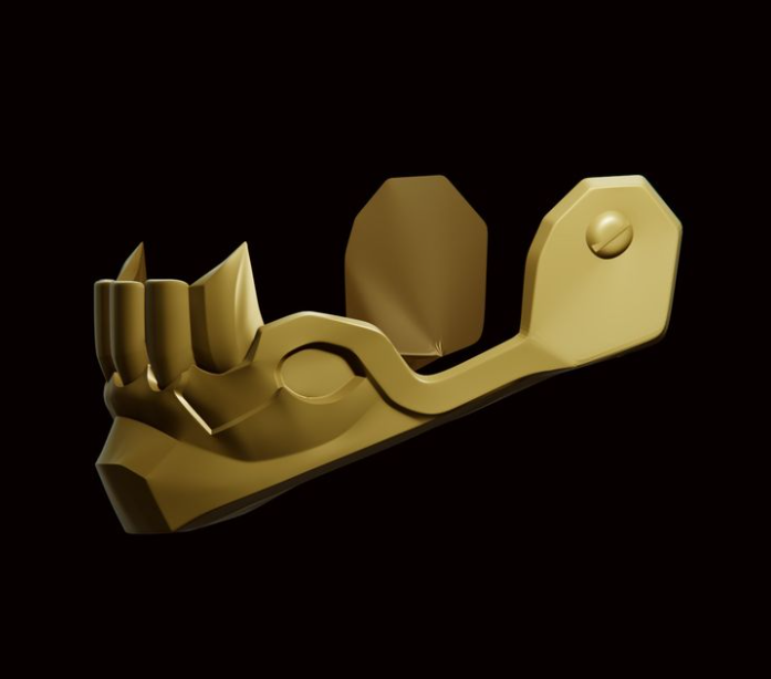 Arcane - Finn's jaw 3D model