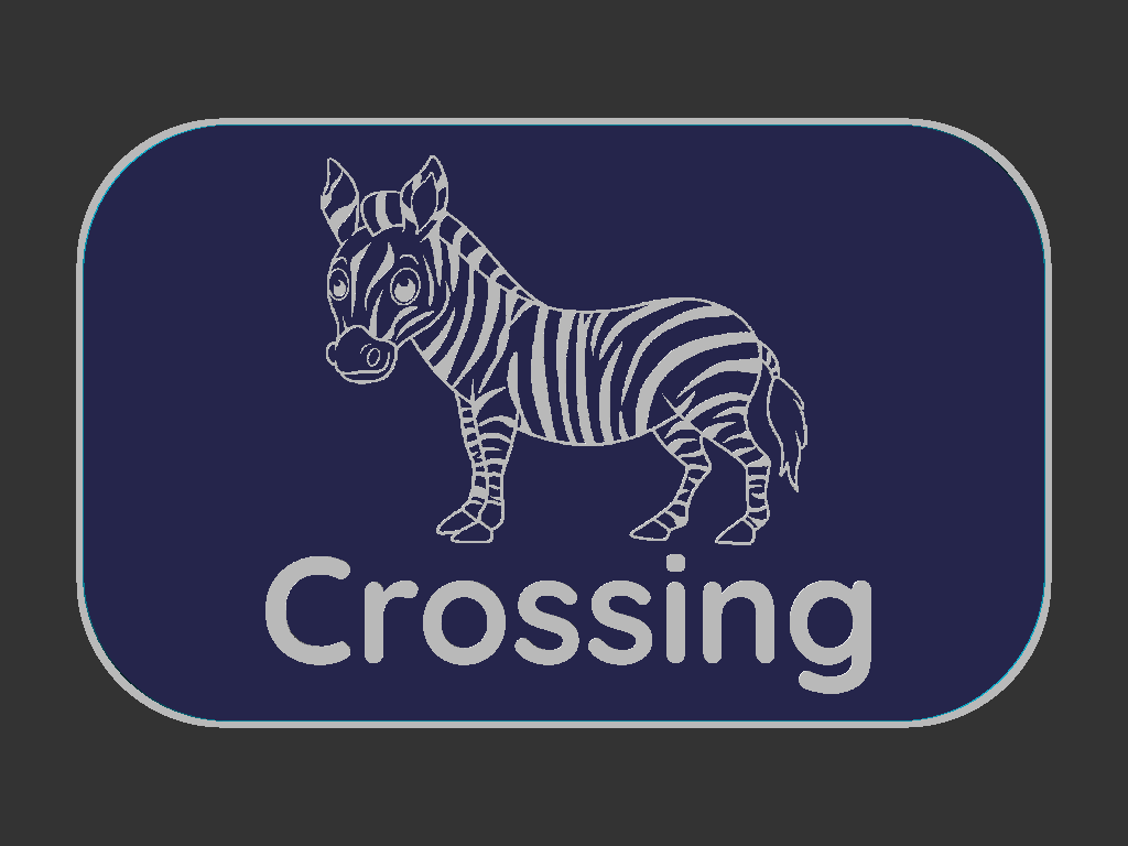 Zebra Crossing sign — miniatura 2