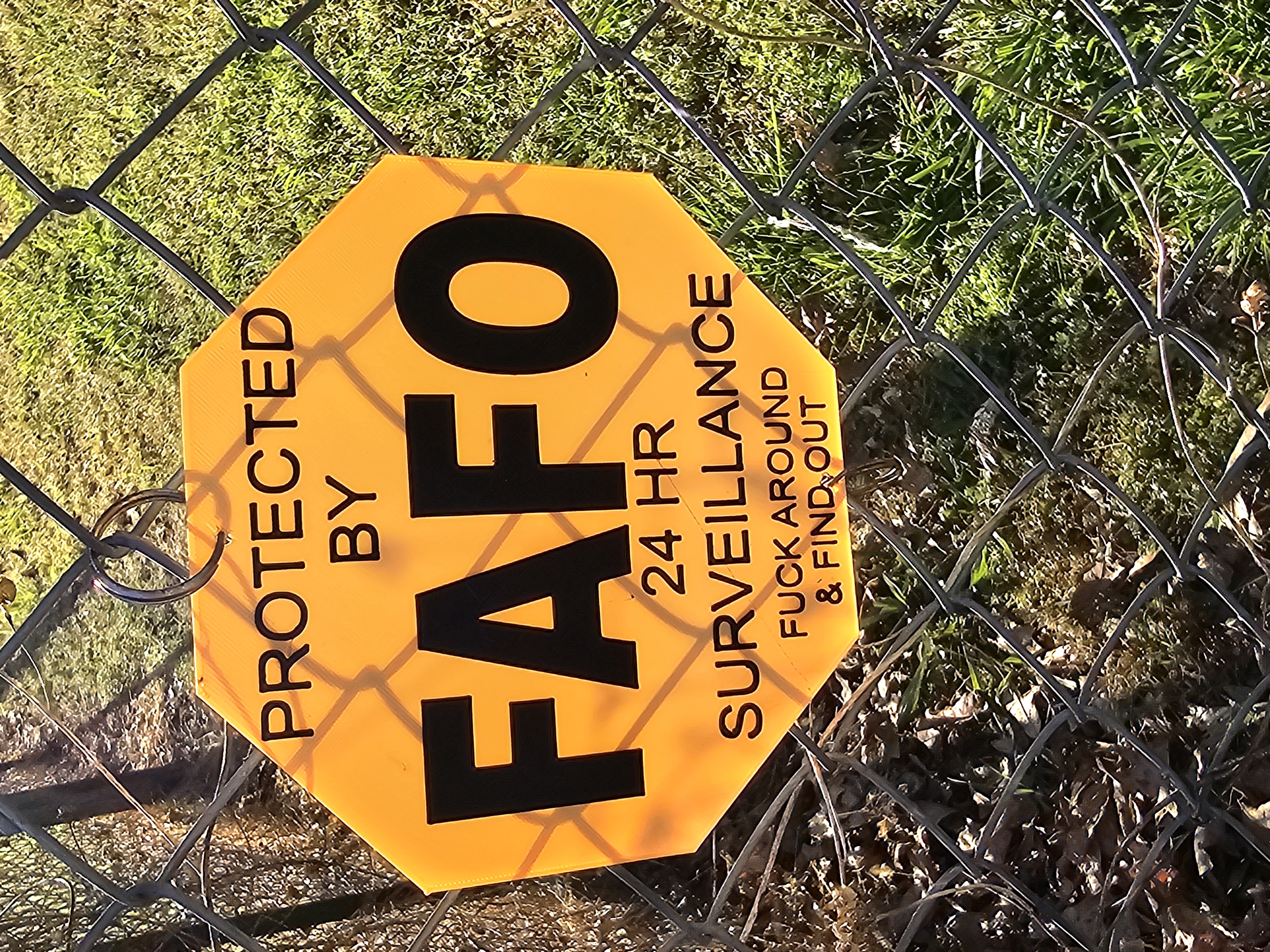 FAFO sign