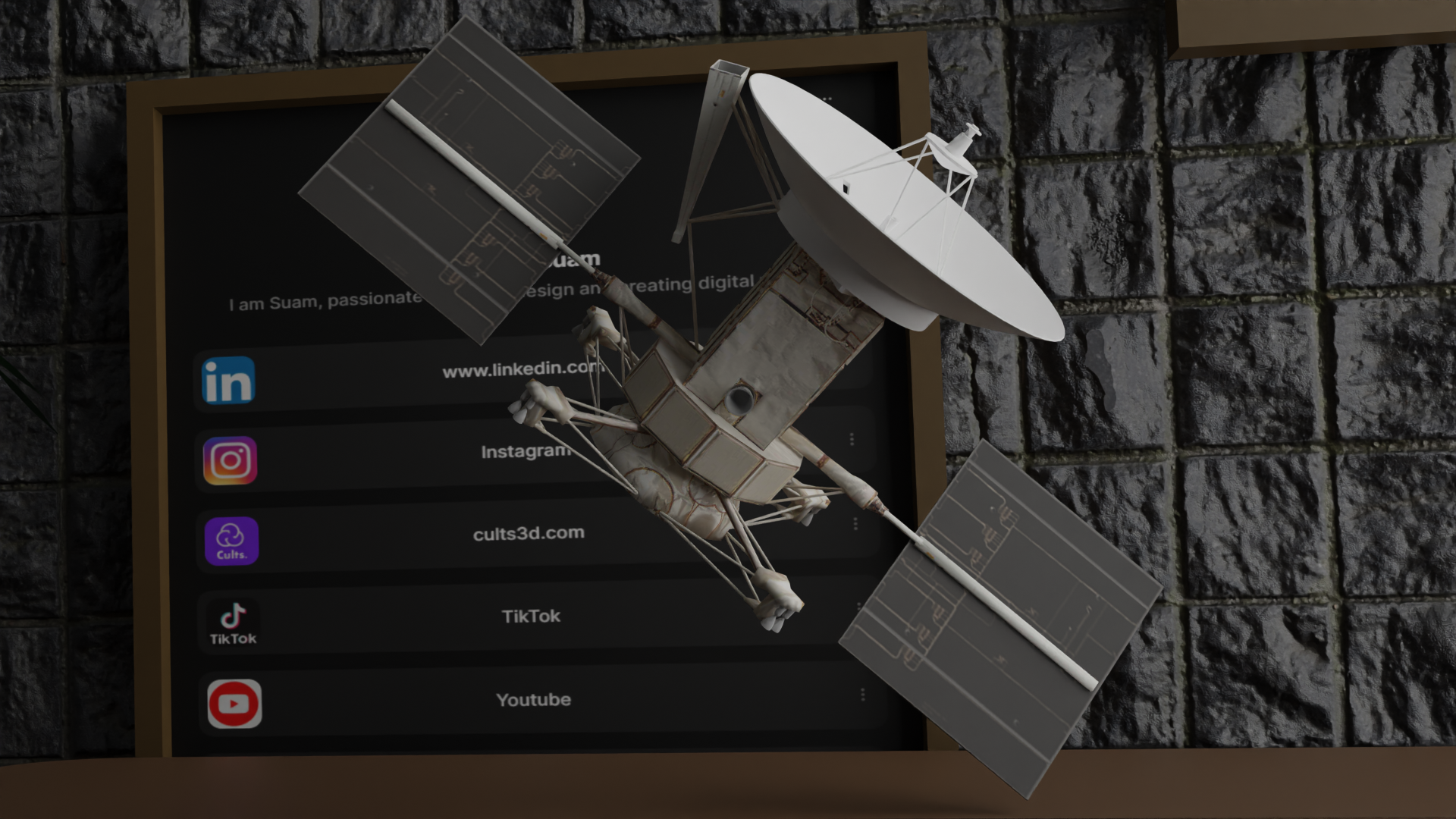 Orbital Satellite Megallan Model– Deep Space 3D Printable Craft
