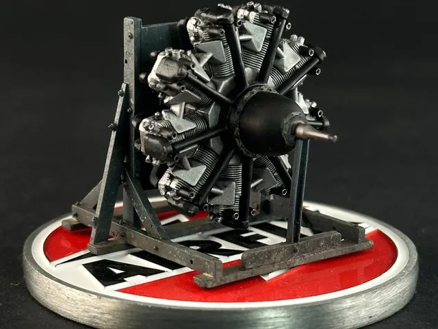 Bristol Pegasus Engine Stand – 3D Printable Model