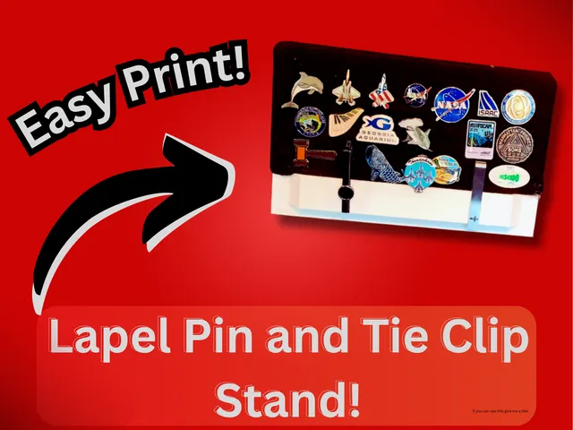 Lapel Pin and Tie Clip Stand