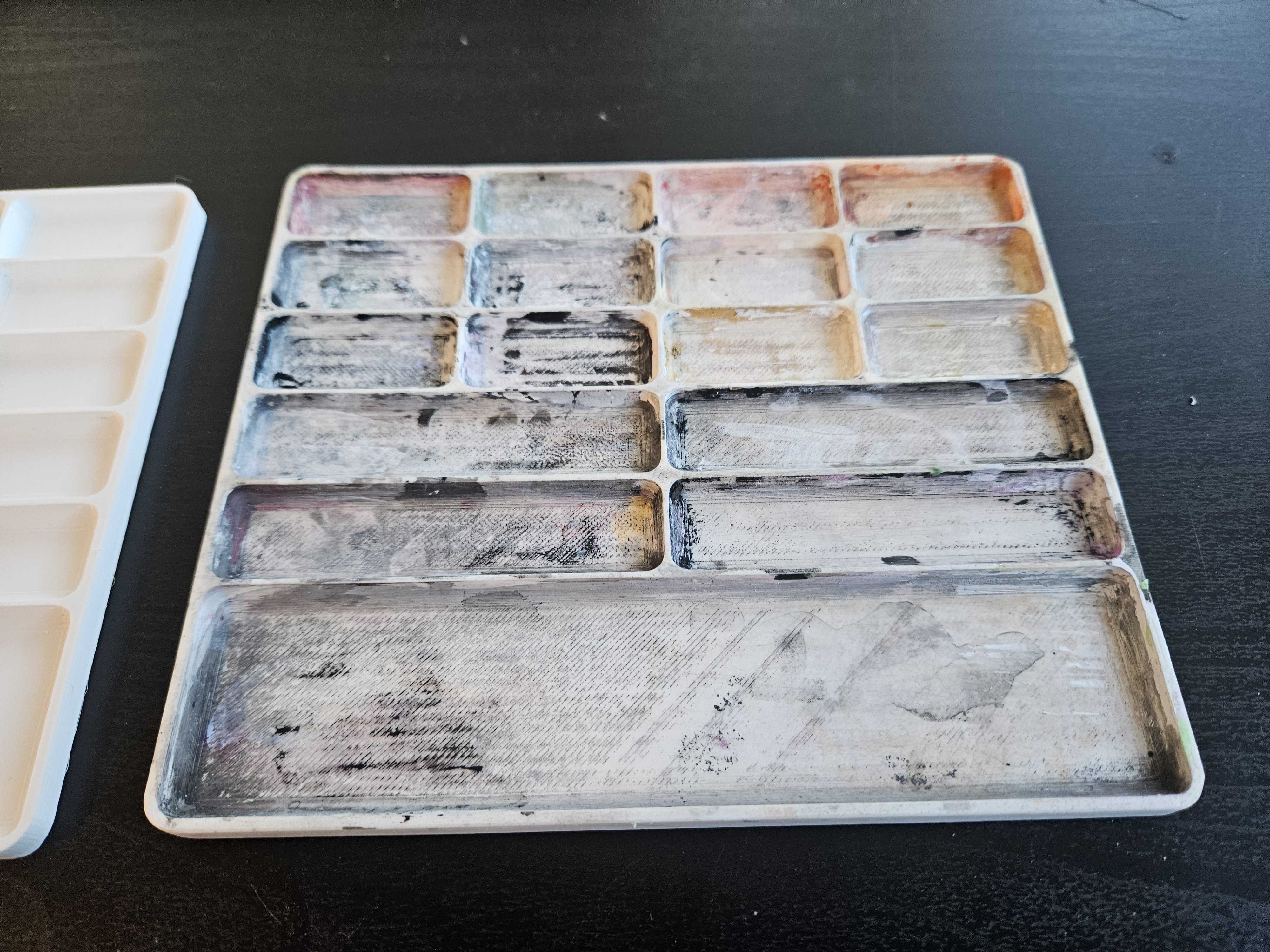 Rounded square paint palette — miniatura 2