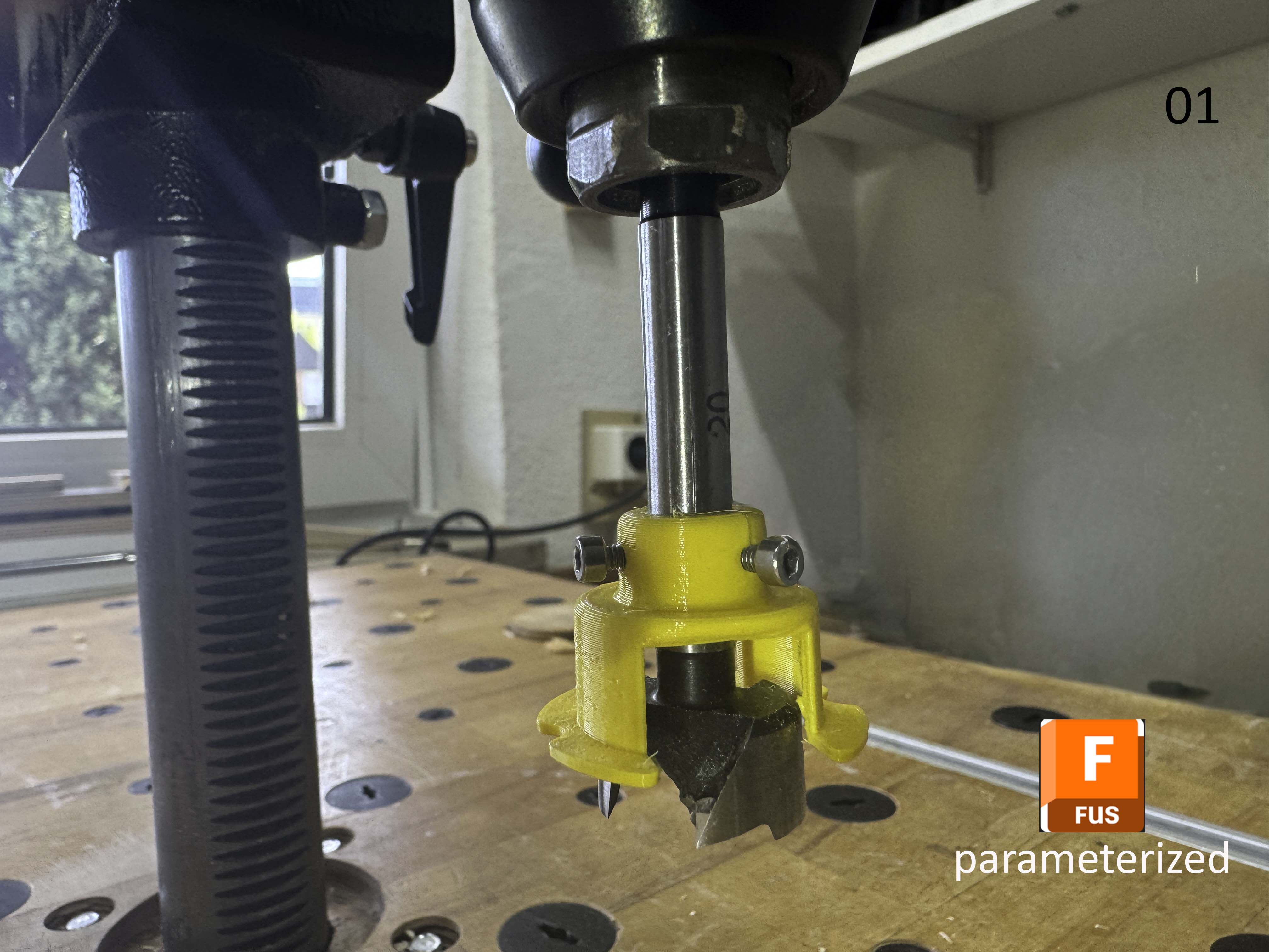 Depth Stop for Forstner Bits