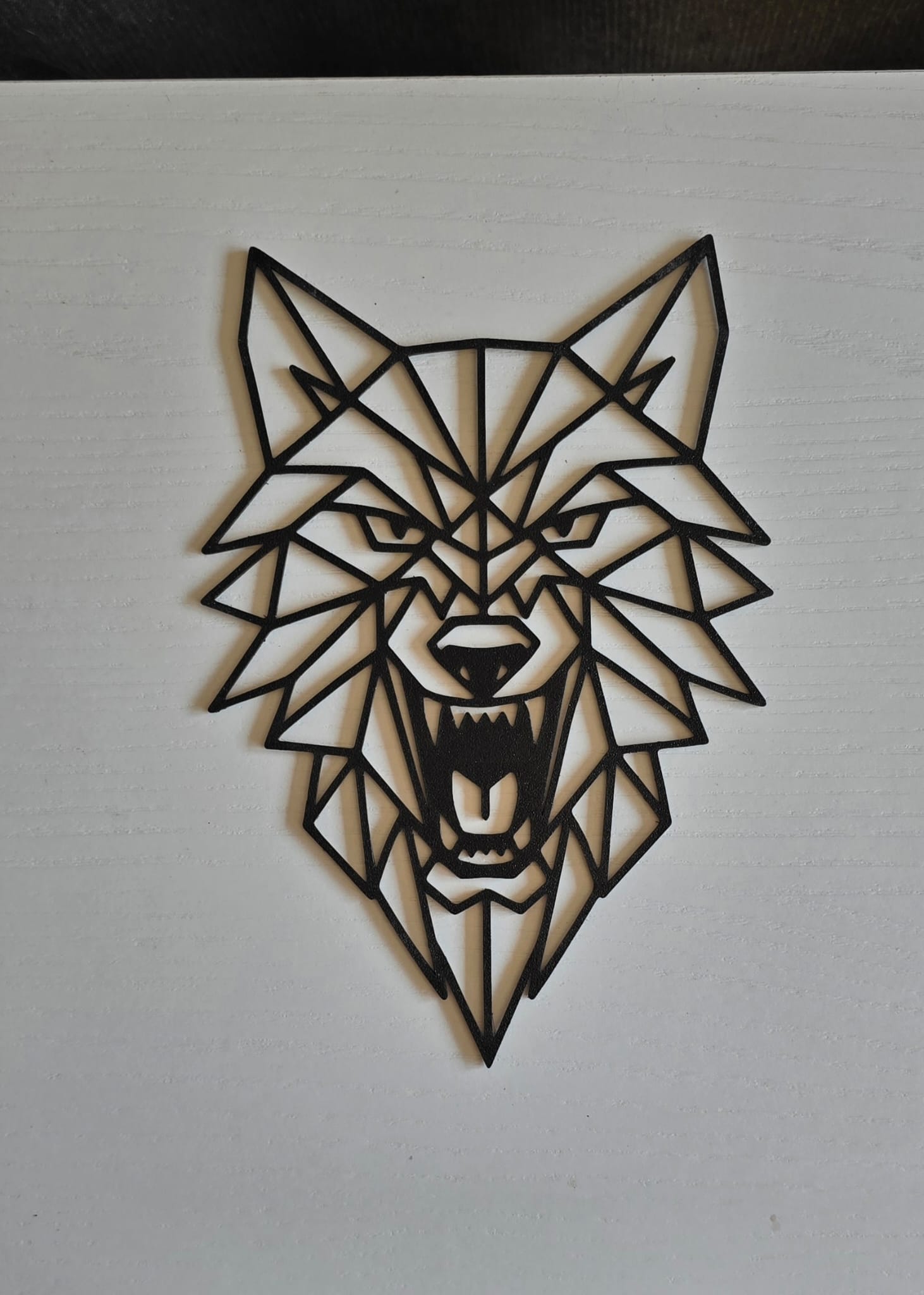Miniatura 2 do modelo 3D Wolf wall decoration