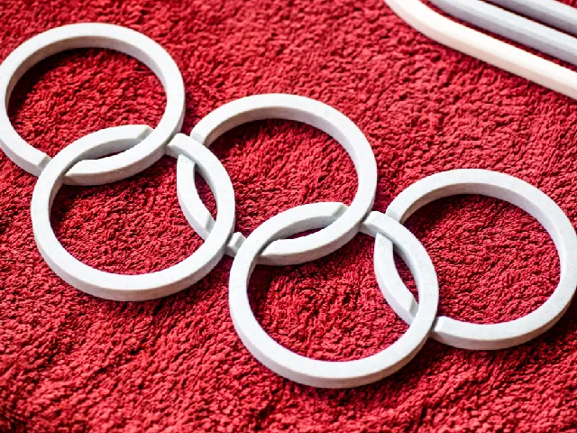 Olympics Emblem/Logo (interlocking rings, official proportions)