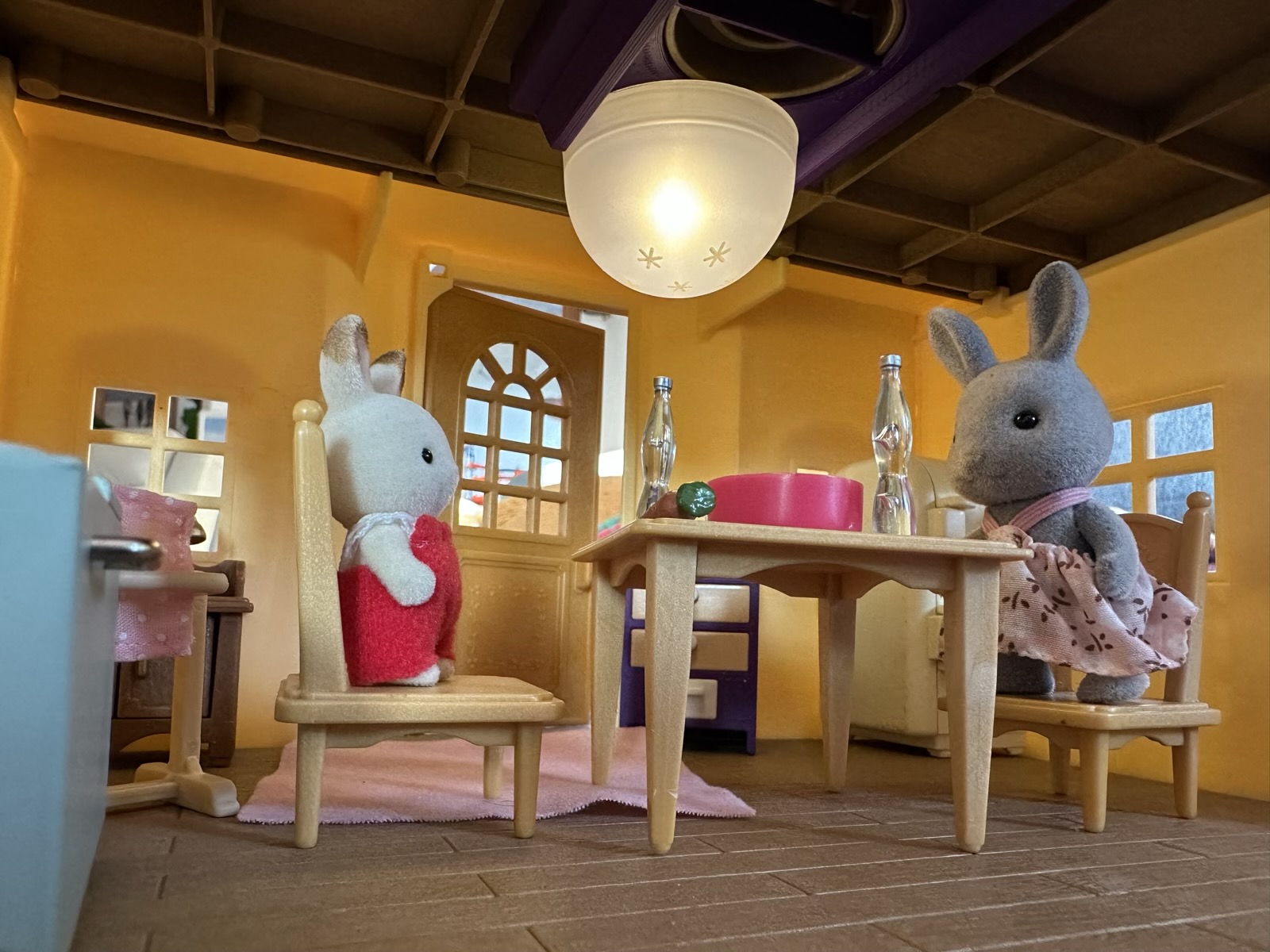 Ikea Christmas light mount for Sylvanian Families basic home