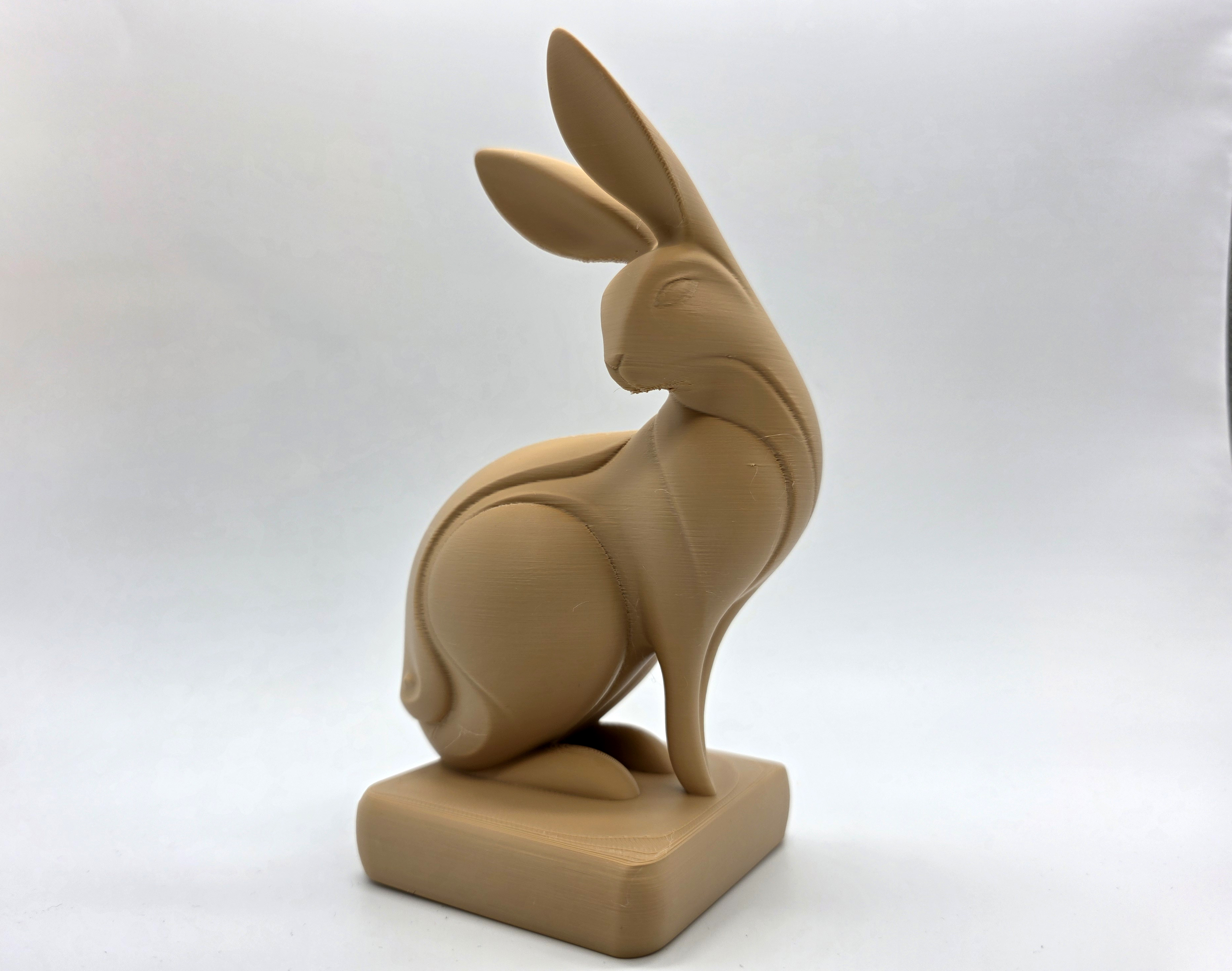 Look-Back Rabbit Sculpture