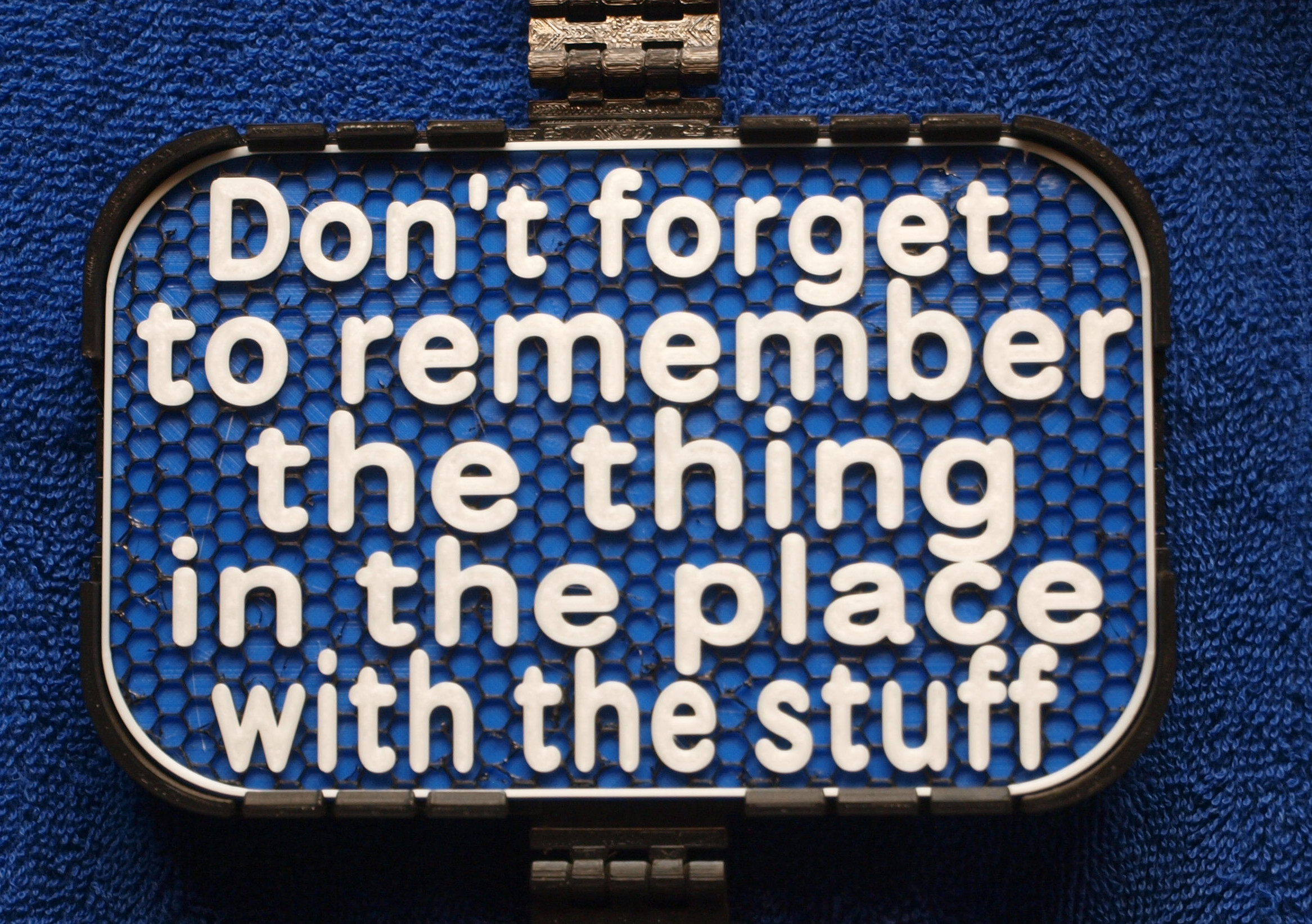 Don't Forget to Remember sign