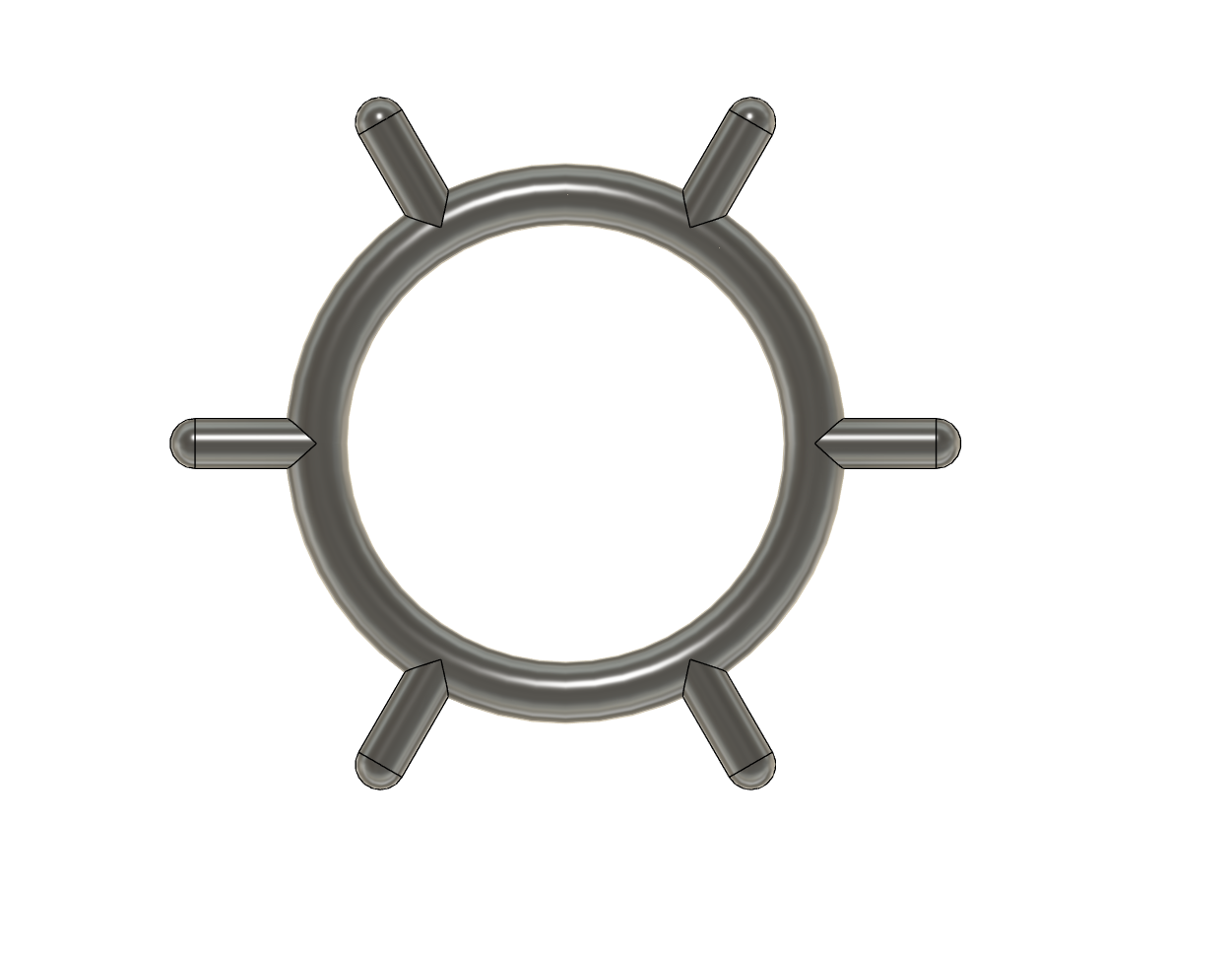 "Ring" Anti-Roll Collar compatible with Shure Microphone