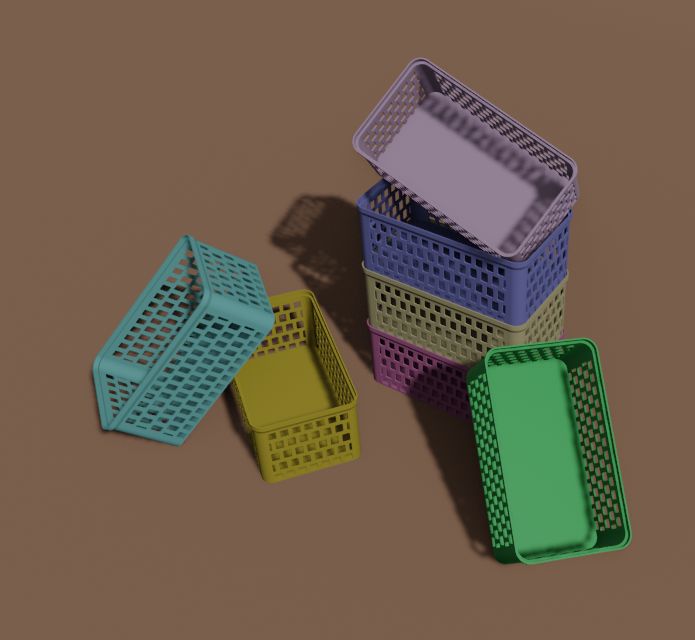 Miniatura 3 do modelo 3D Rectangular box