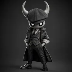 Hollow Knight redesigned with a Peaky Blinders