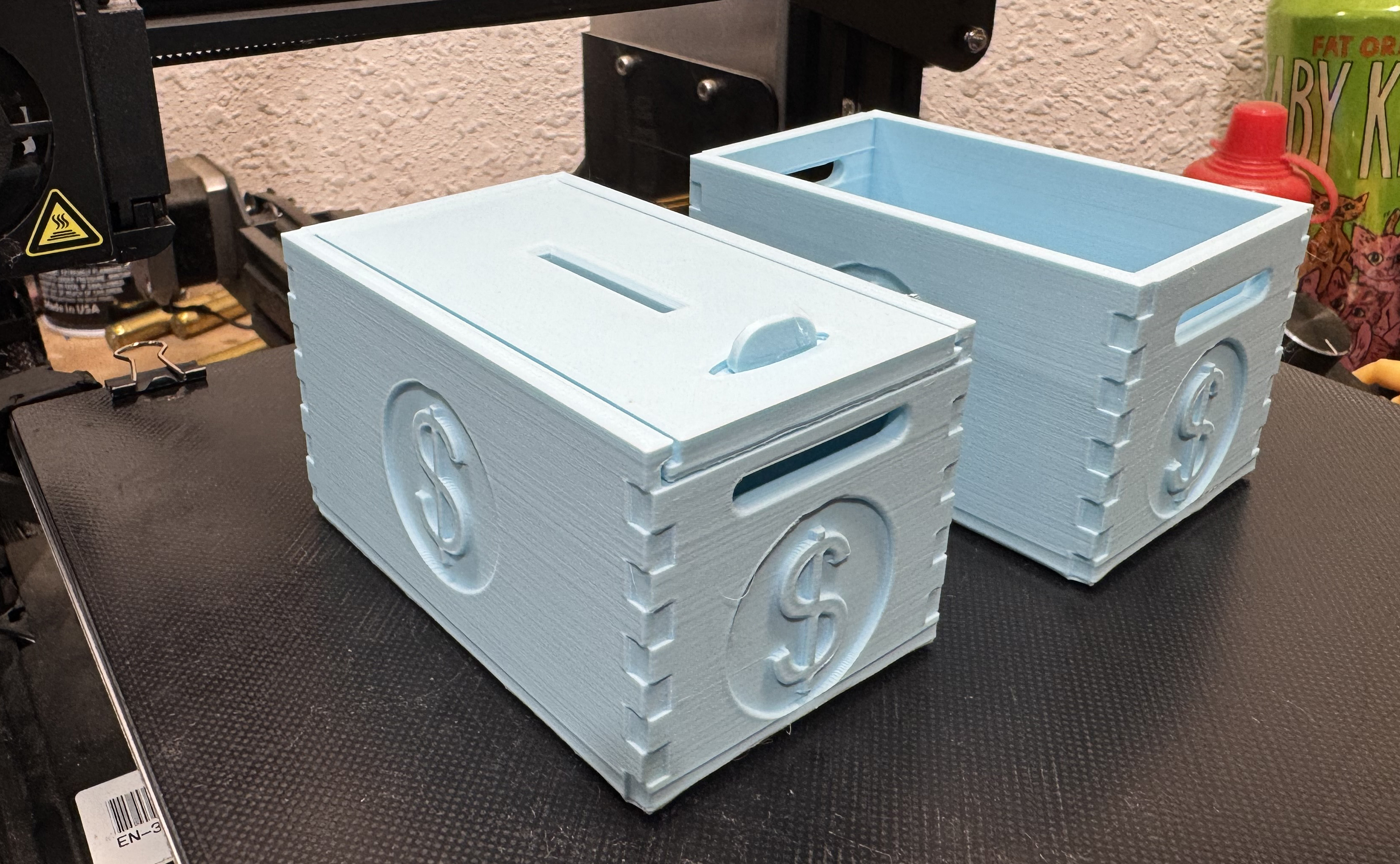 Dollar Coin Bank Crate