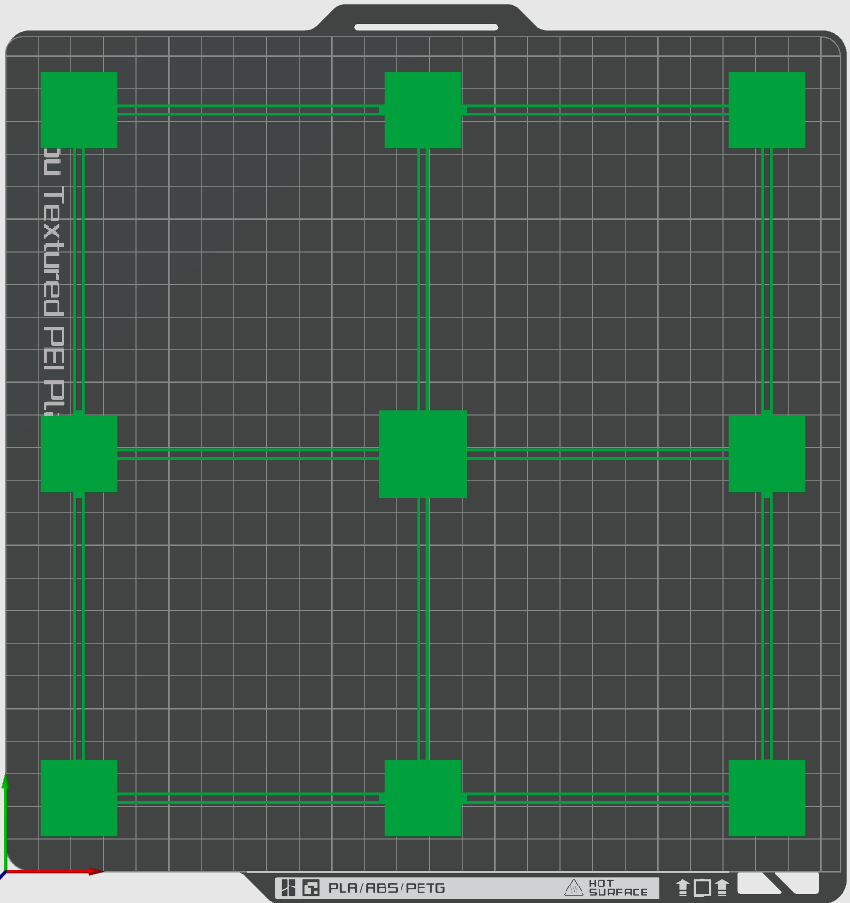 Bed Level Test - LESS PRINT TIME