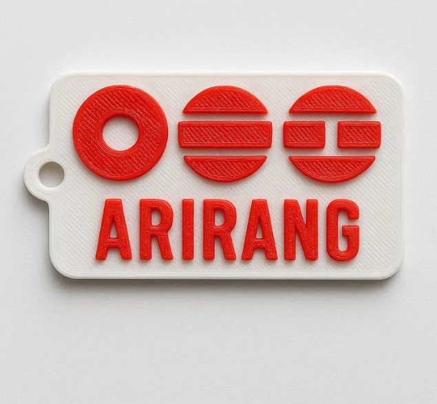 Arirang BTS keychain