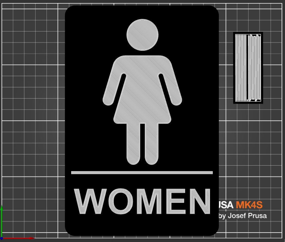 Restroom Sign - Women