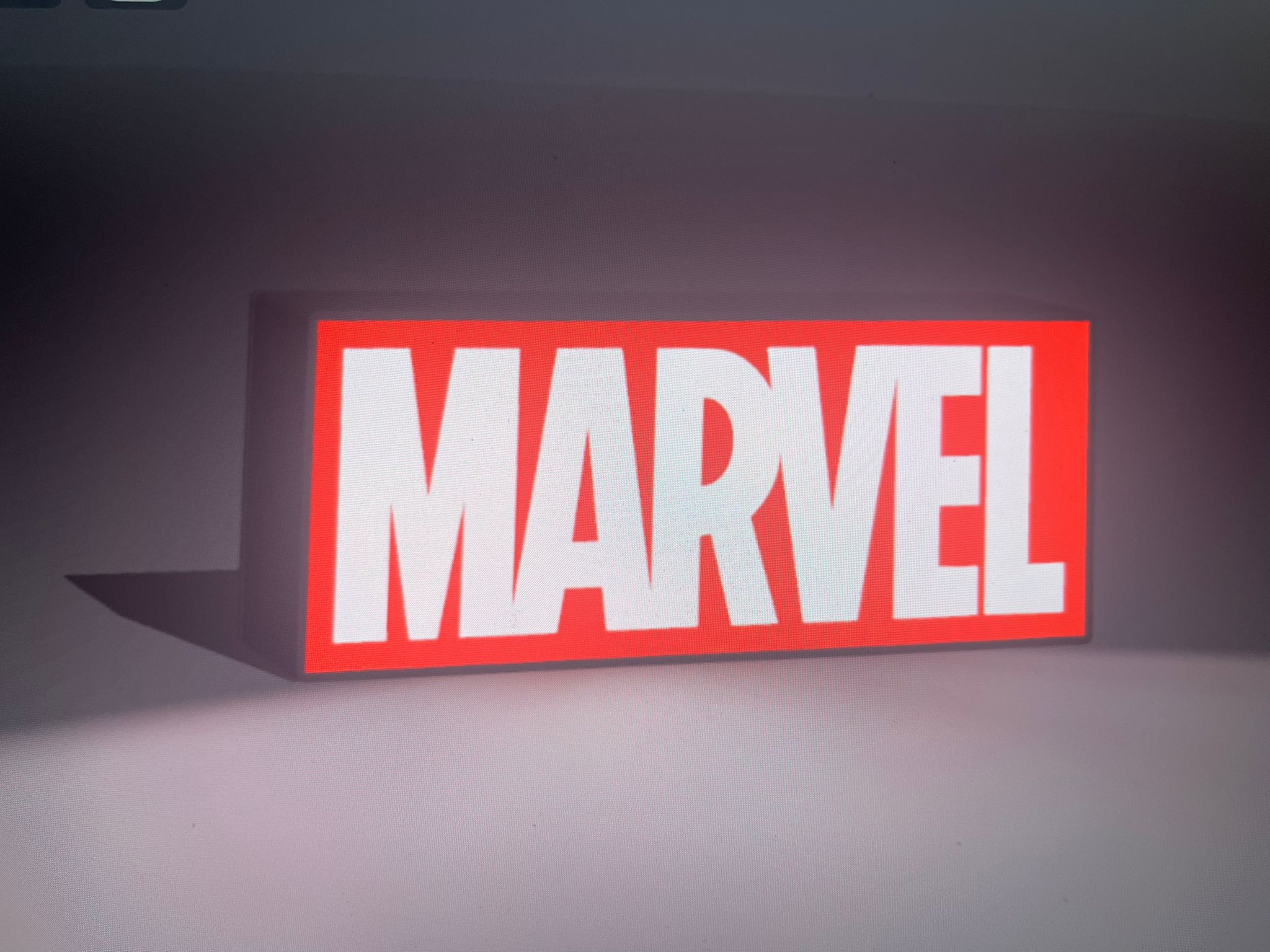 Lightbox LED Marvel – Caja de luz decorativa