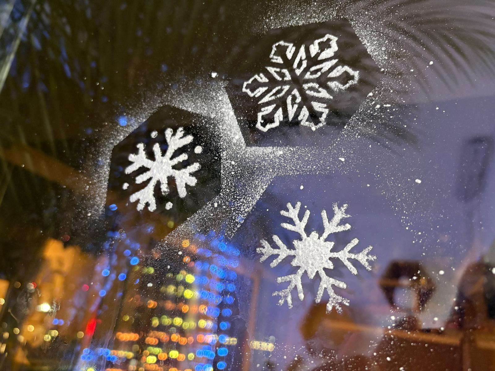 ❅ Snowflake 60mm Stencil Set (3 Designs) for Fake Snow Spray