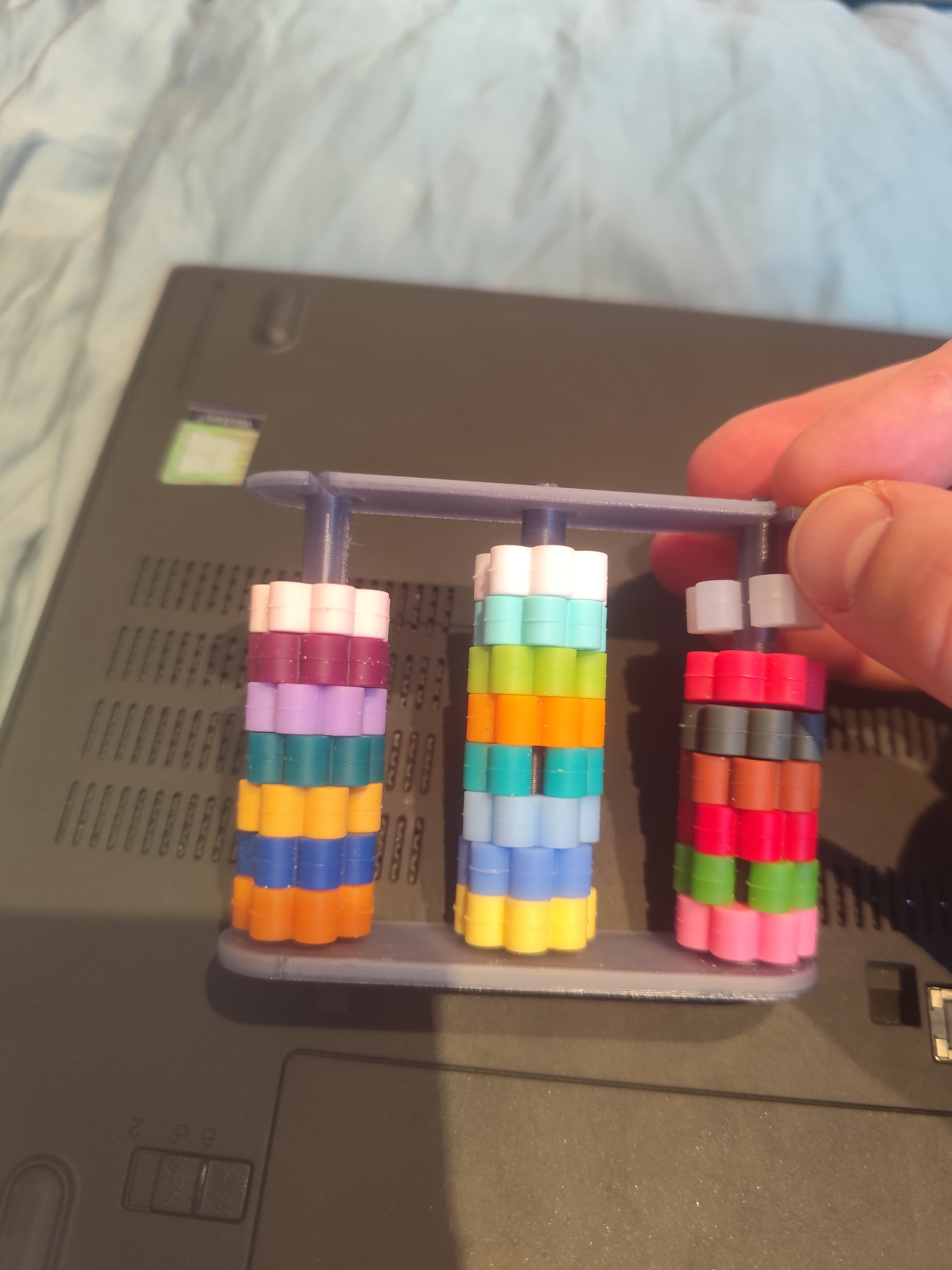 Silicon glass marker holder