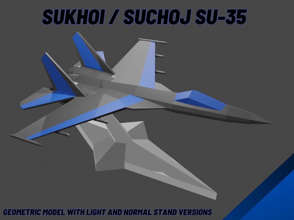 Sukhoi Su-35 jet fighter (display model)
