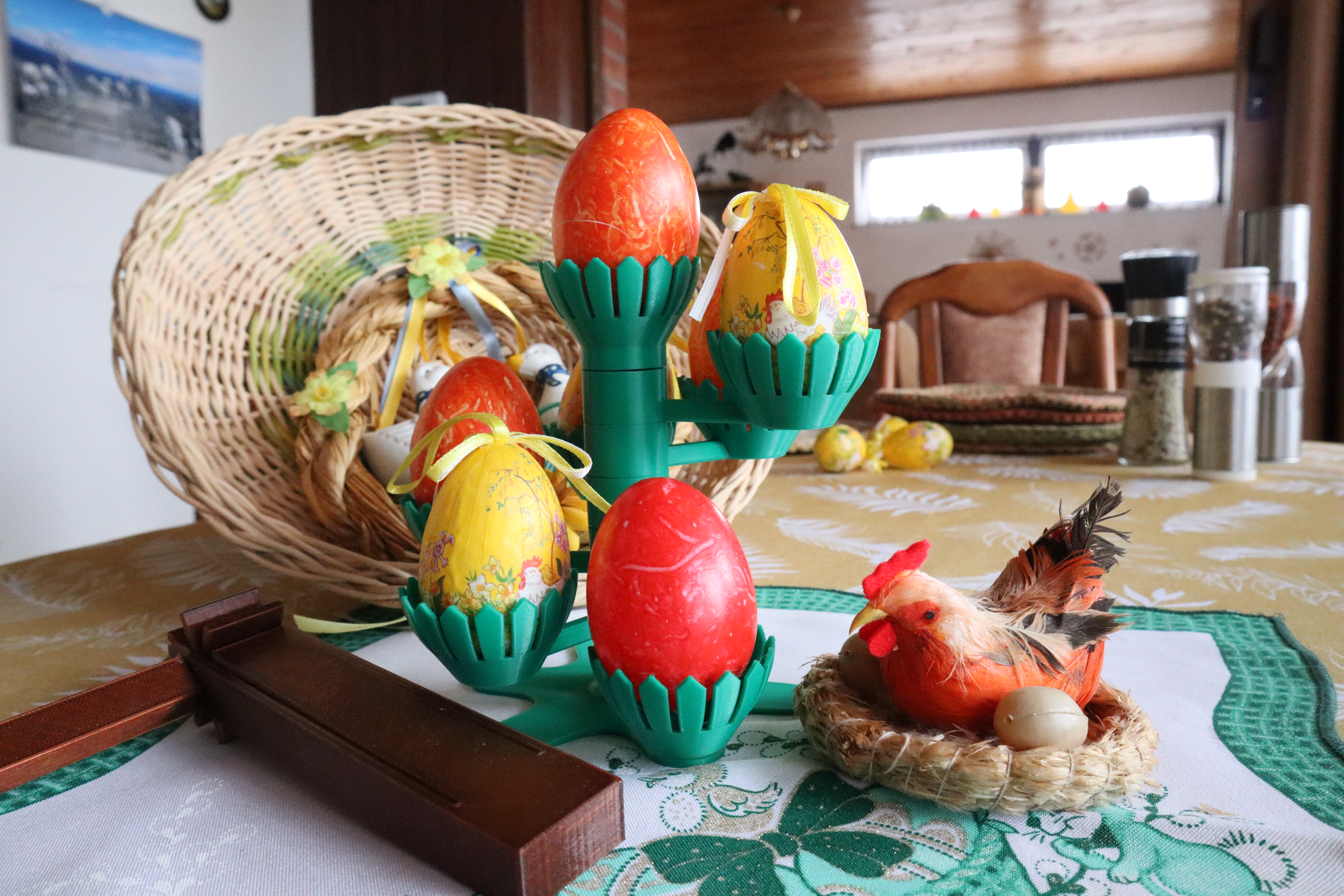 Miniatura 2 do modelo 3D Easter eggs modular stand 2.0