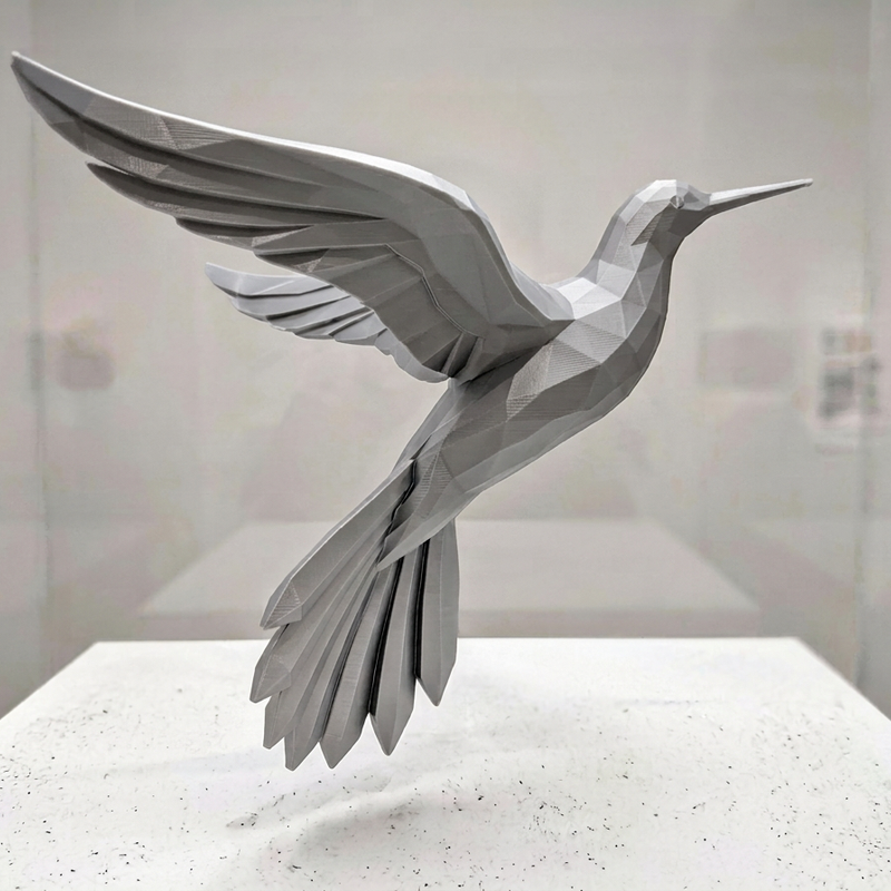 Low-Poly Hummingbird Sculpture by OutLoudLaoun | Download free STL ...