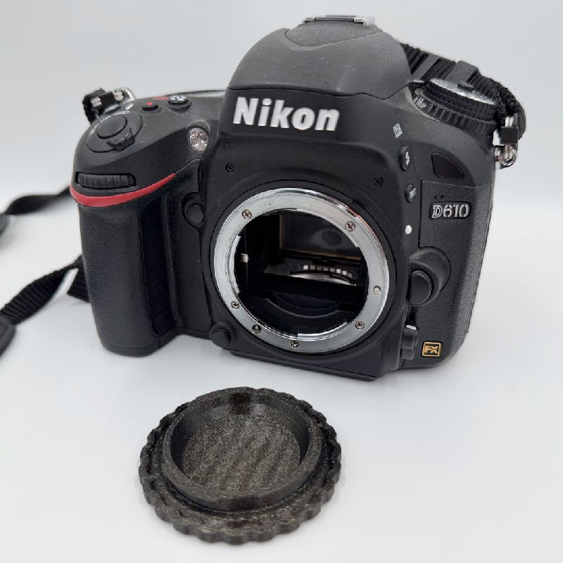 Nikon F Mount Lens & Body Caps by Fyrby Additive | Download free STL ...