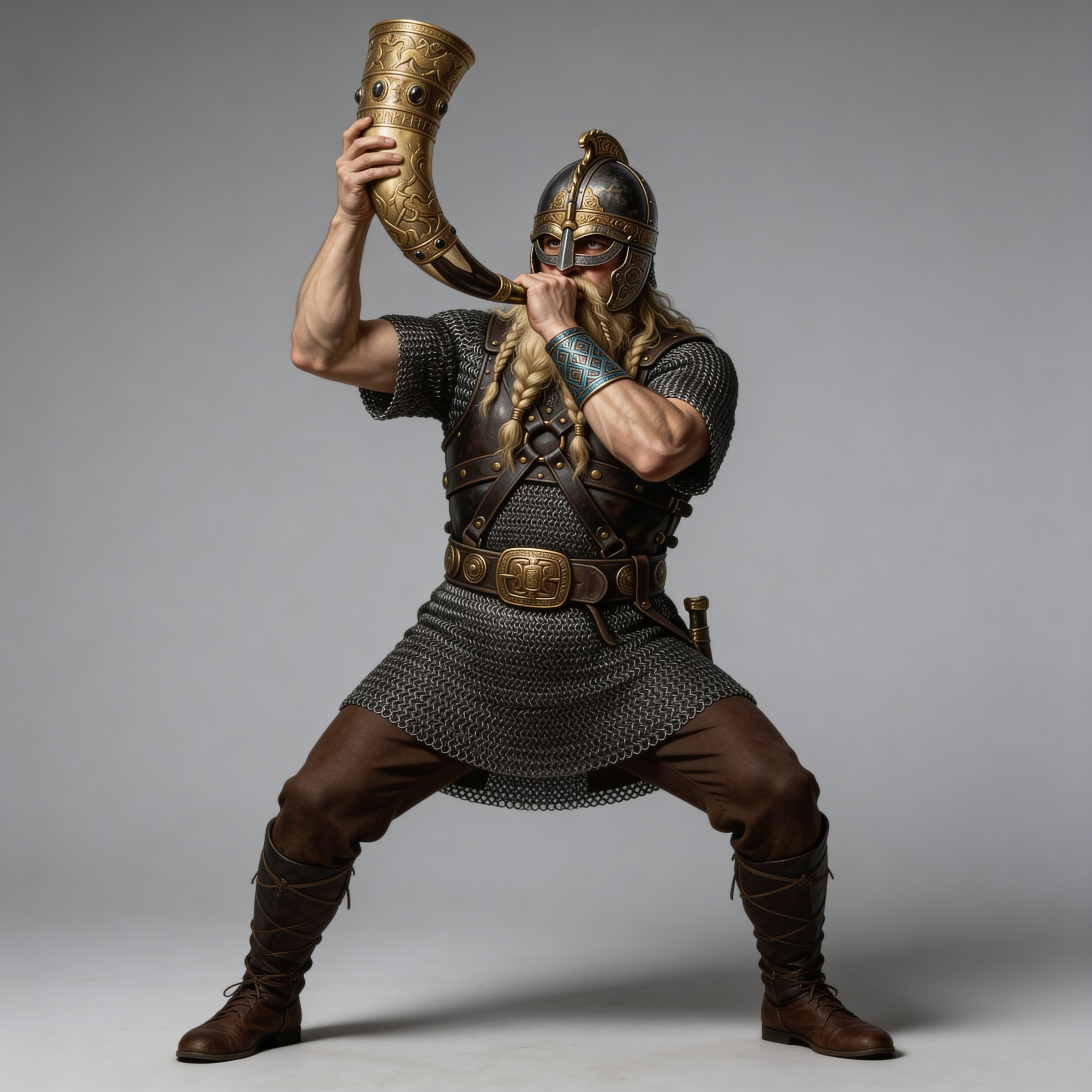 Warrior with Horn 1