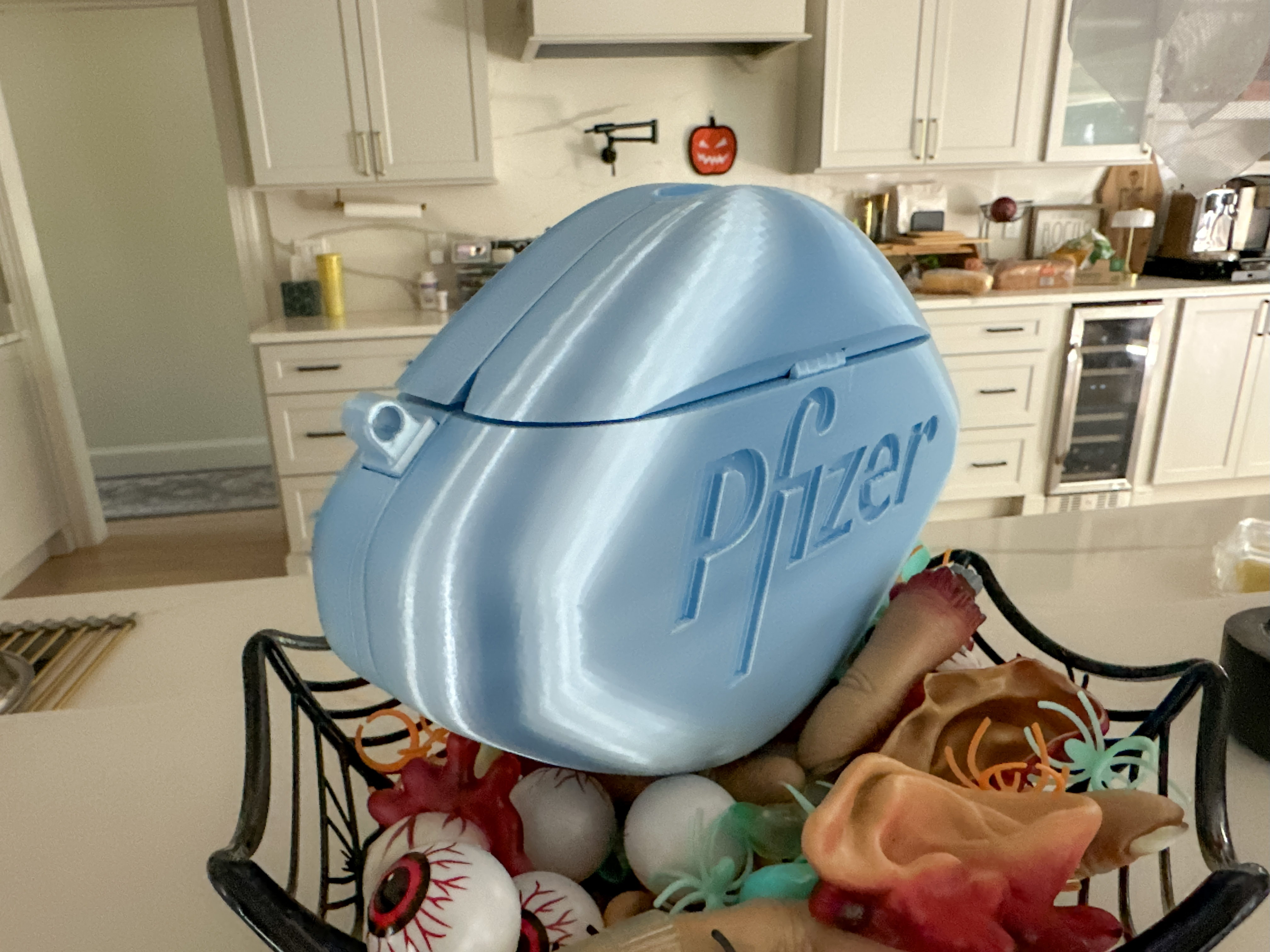 Viagra Pill Shaped Purse - Hinged Opening
