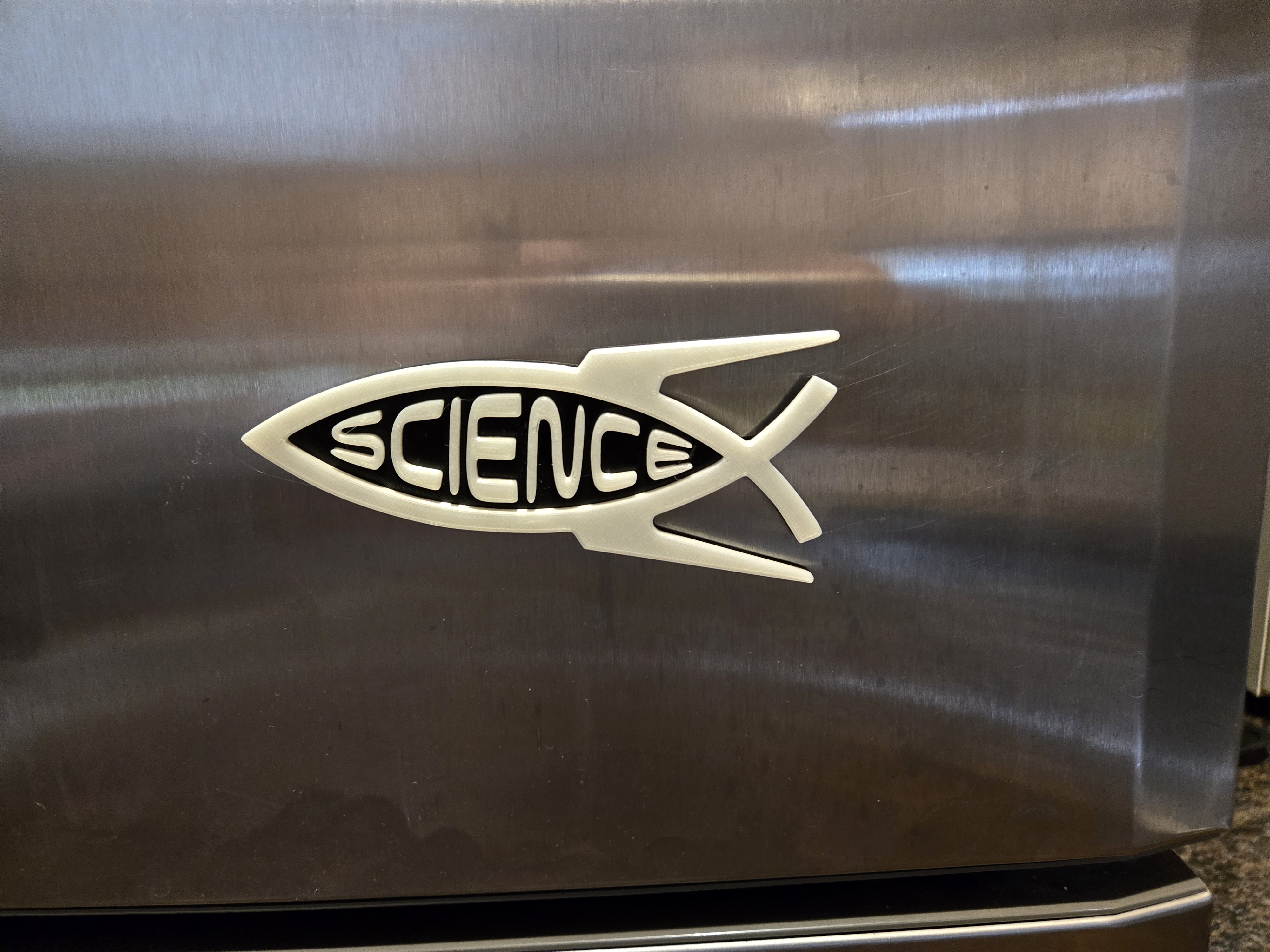 Science Fish Fridge Magnet