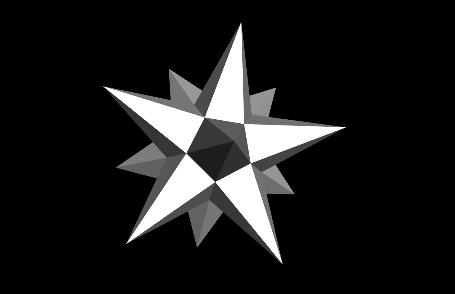 Christmas stars 3D
