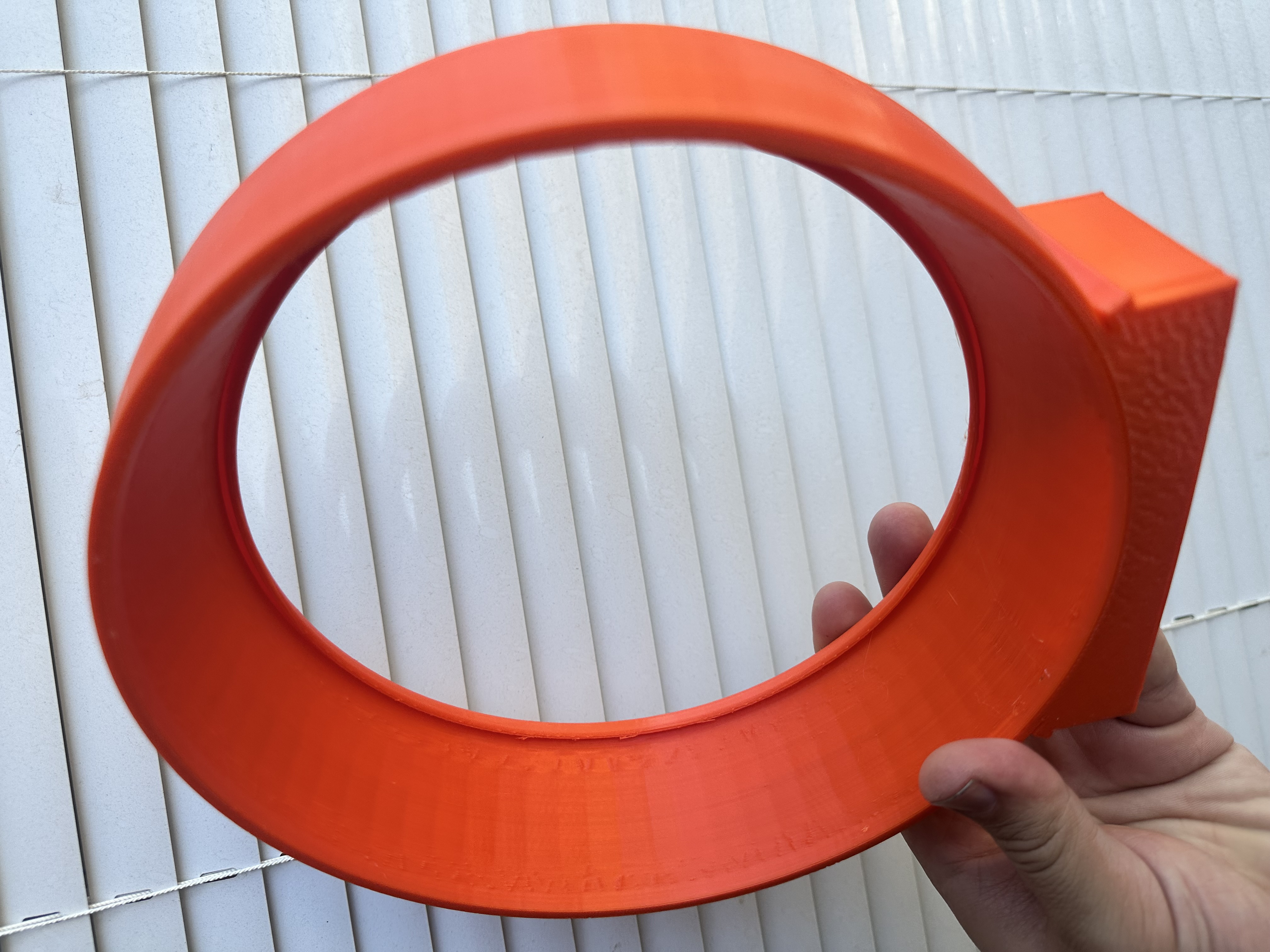 Easy print Bladeless fan 100mm in-line blower