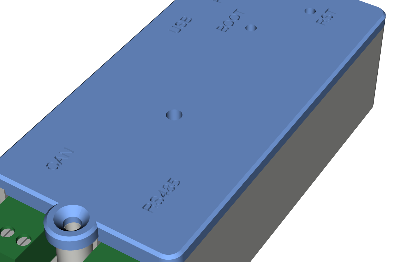 Mouting Enclosure Back Box LilyGo T-CAN485 DIN-rail enclosure — STL Grátis | 3DFinder