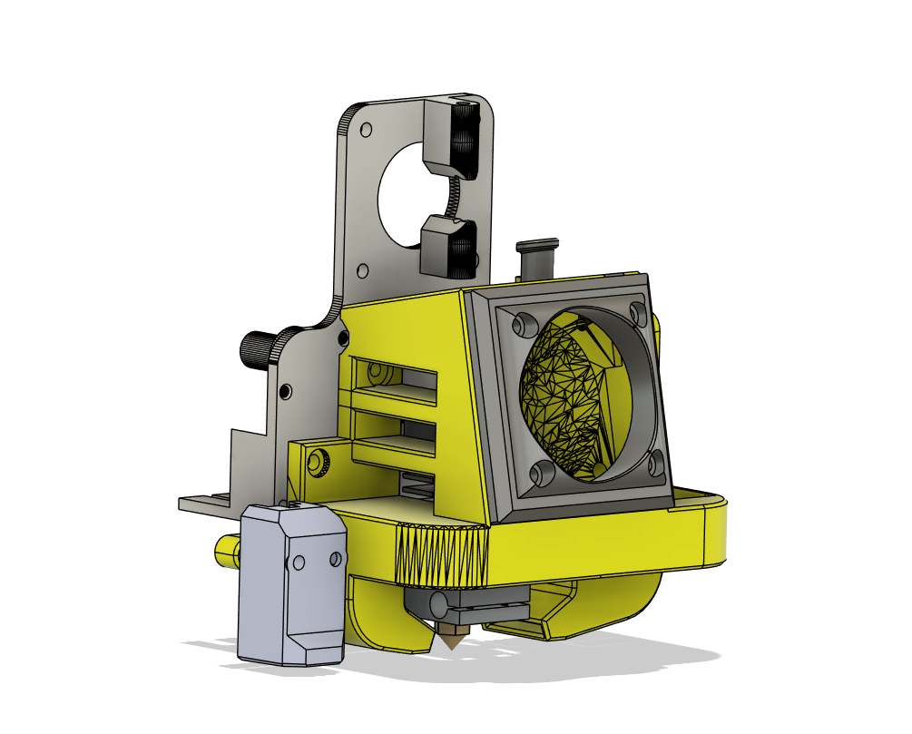 microswiss-direct-drive-cr10s-pro-v2-fan-shroud - m3 heat set inserts, light delete, eddy duo remix.