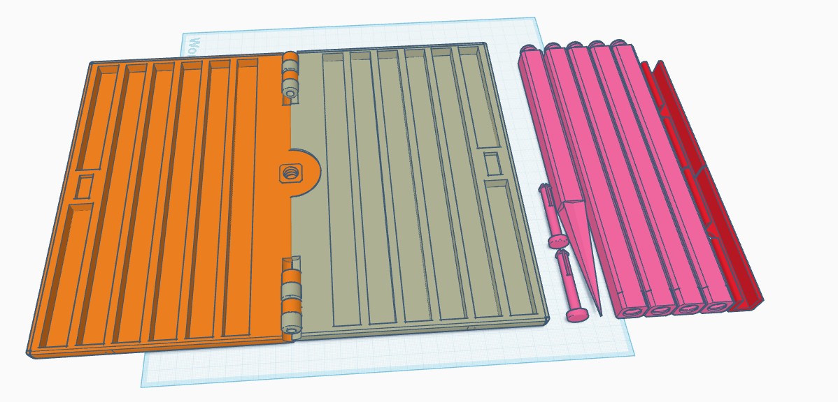 Miniatura 2 do modelo 3D Folding Camping Table (PINtable)