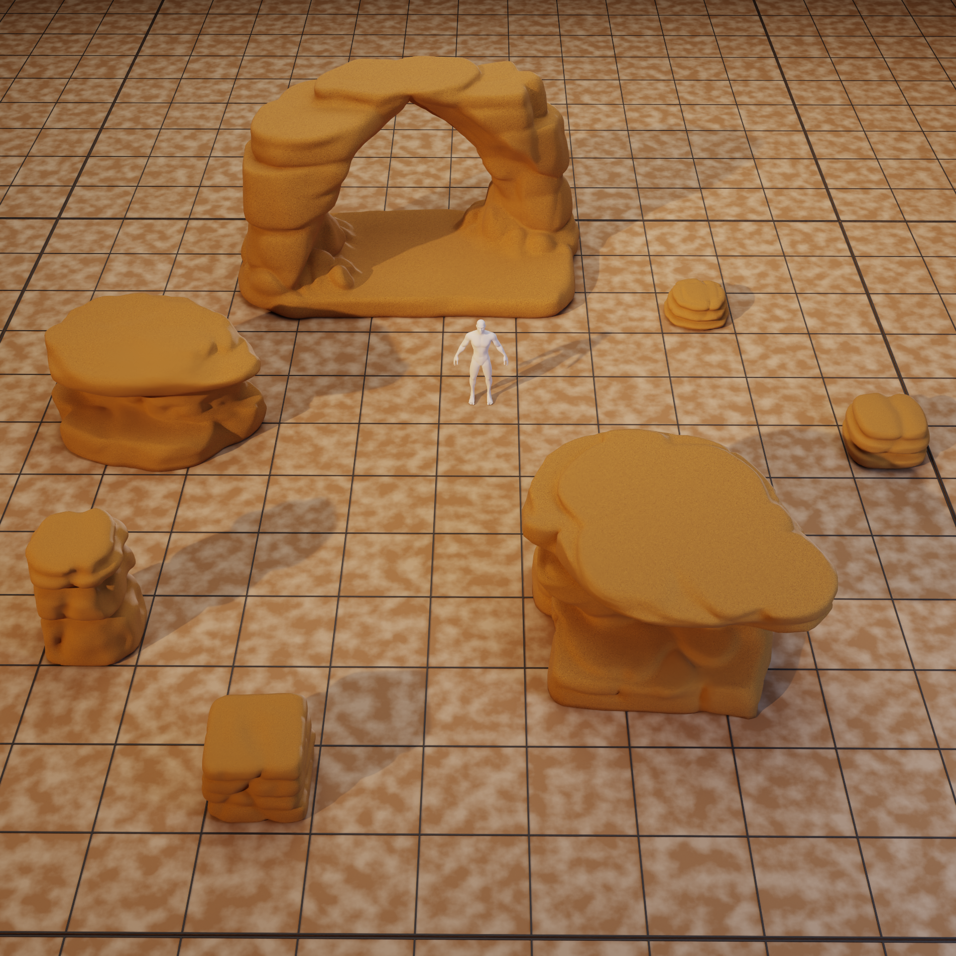 Sandstone Rock Terrain Pack