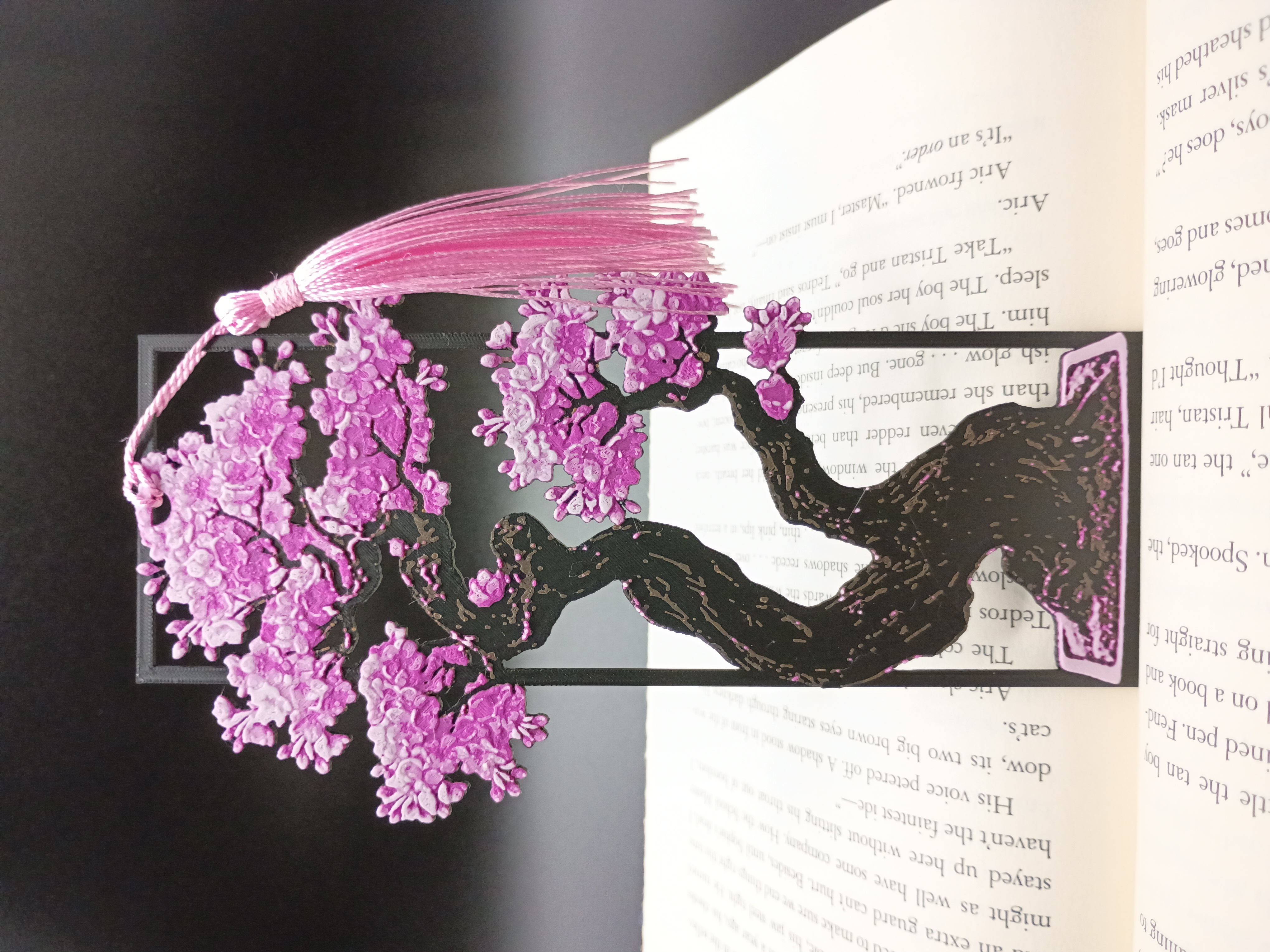 Sakura Bookmark Framed