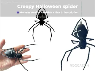 Creepy Halloween spider