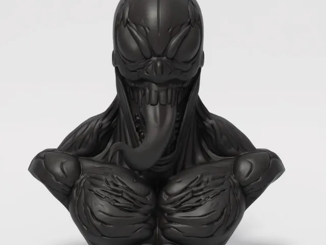 Realistic bust Venom