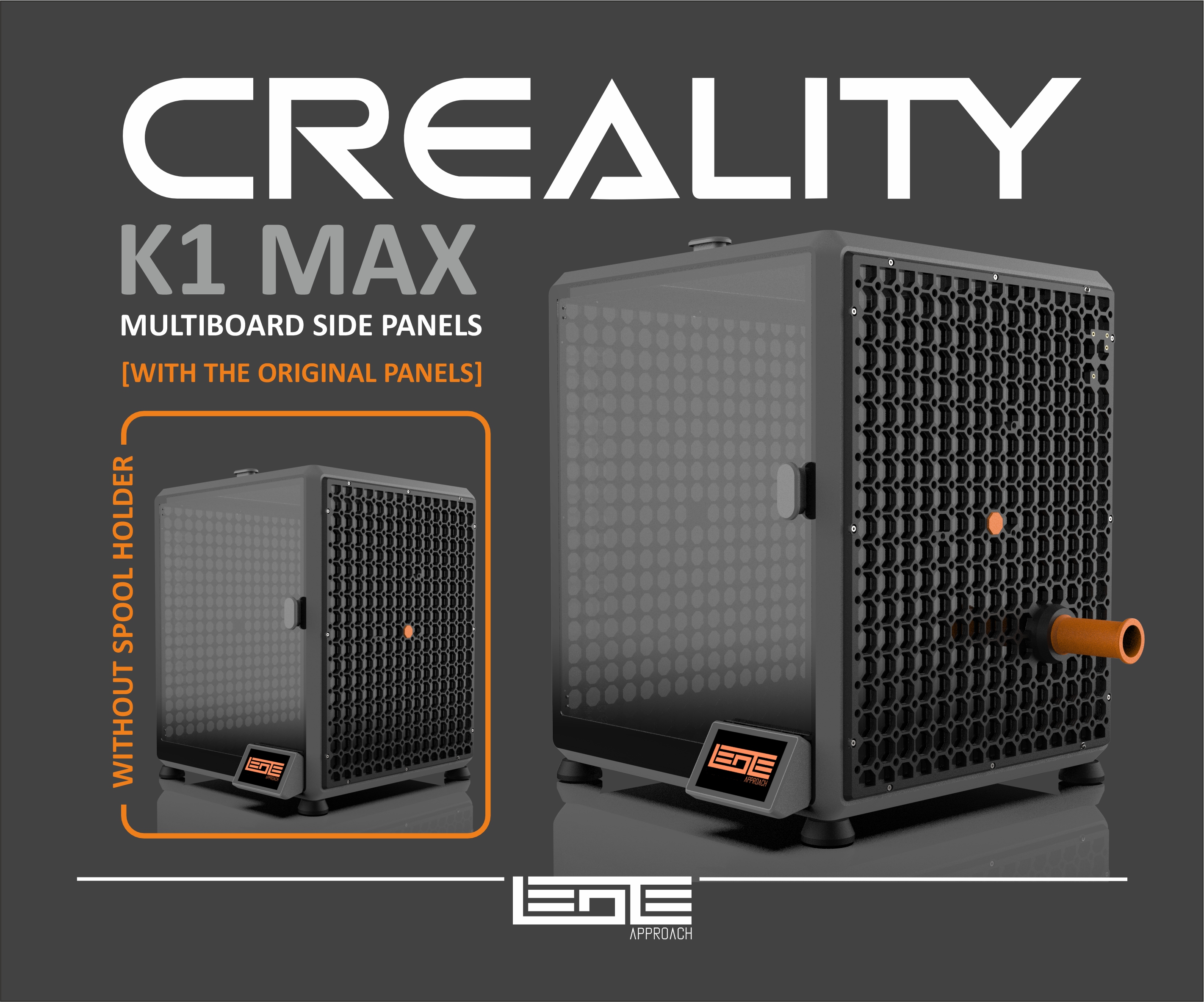 CREALITY K1max - MULTIBOARD PANELS [WITH ORIGINAL PANELS]