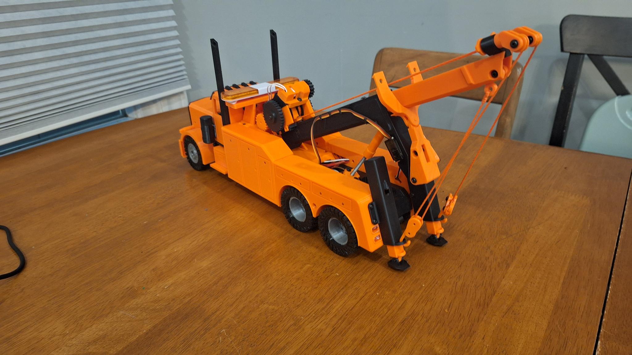 Wrecker Body  Dual Winch Modification