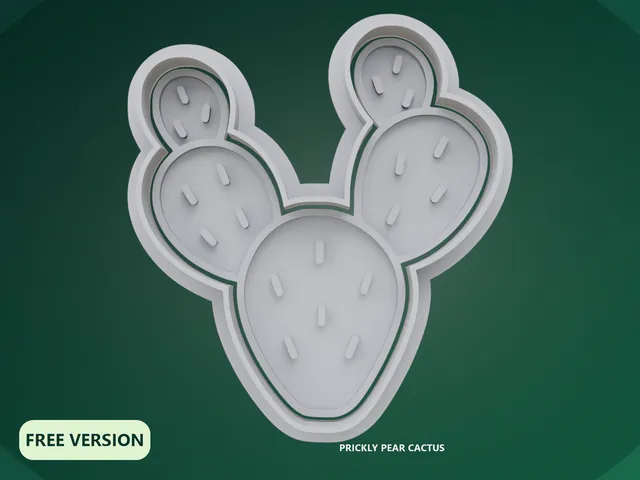 Desert Plants Cookie Cutter Kit STL – 3D Print Biscuit Mold Set
