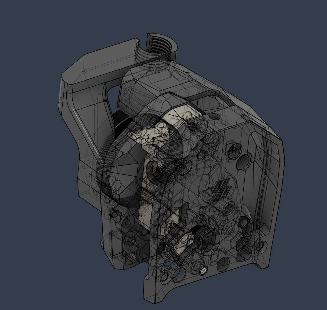 Stealthburner Large Gear Clockwork2 PG7 Cable Gland Mount