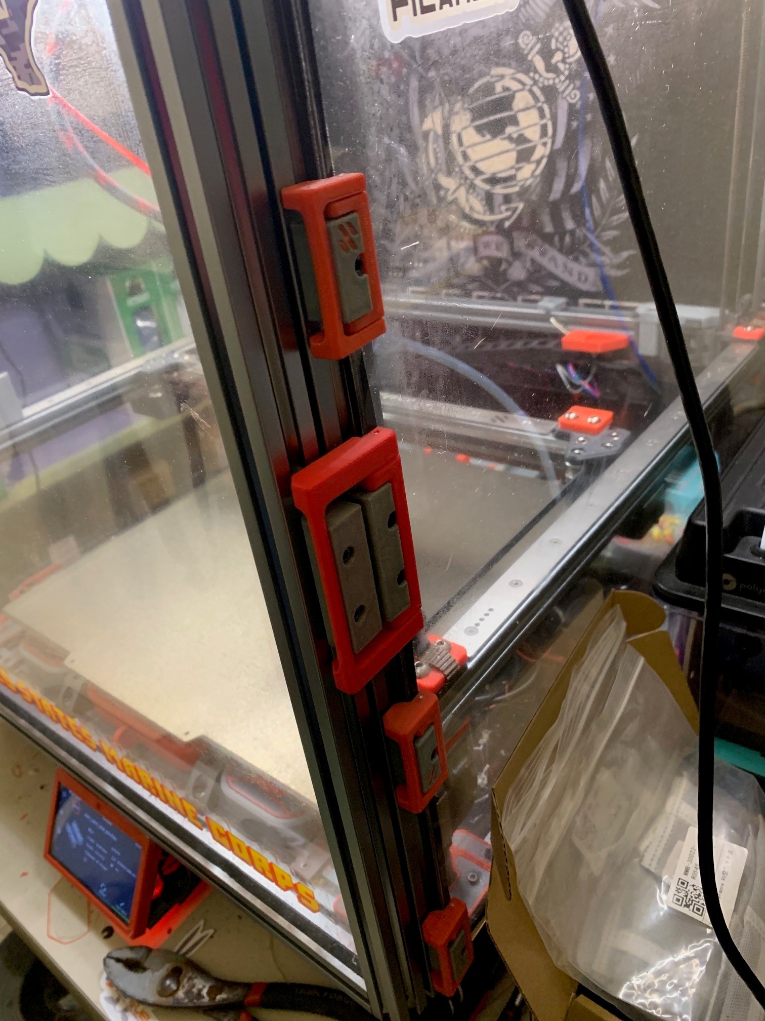 2020 Extrusion Latch for Voron Fridge Door mod Remix