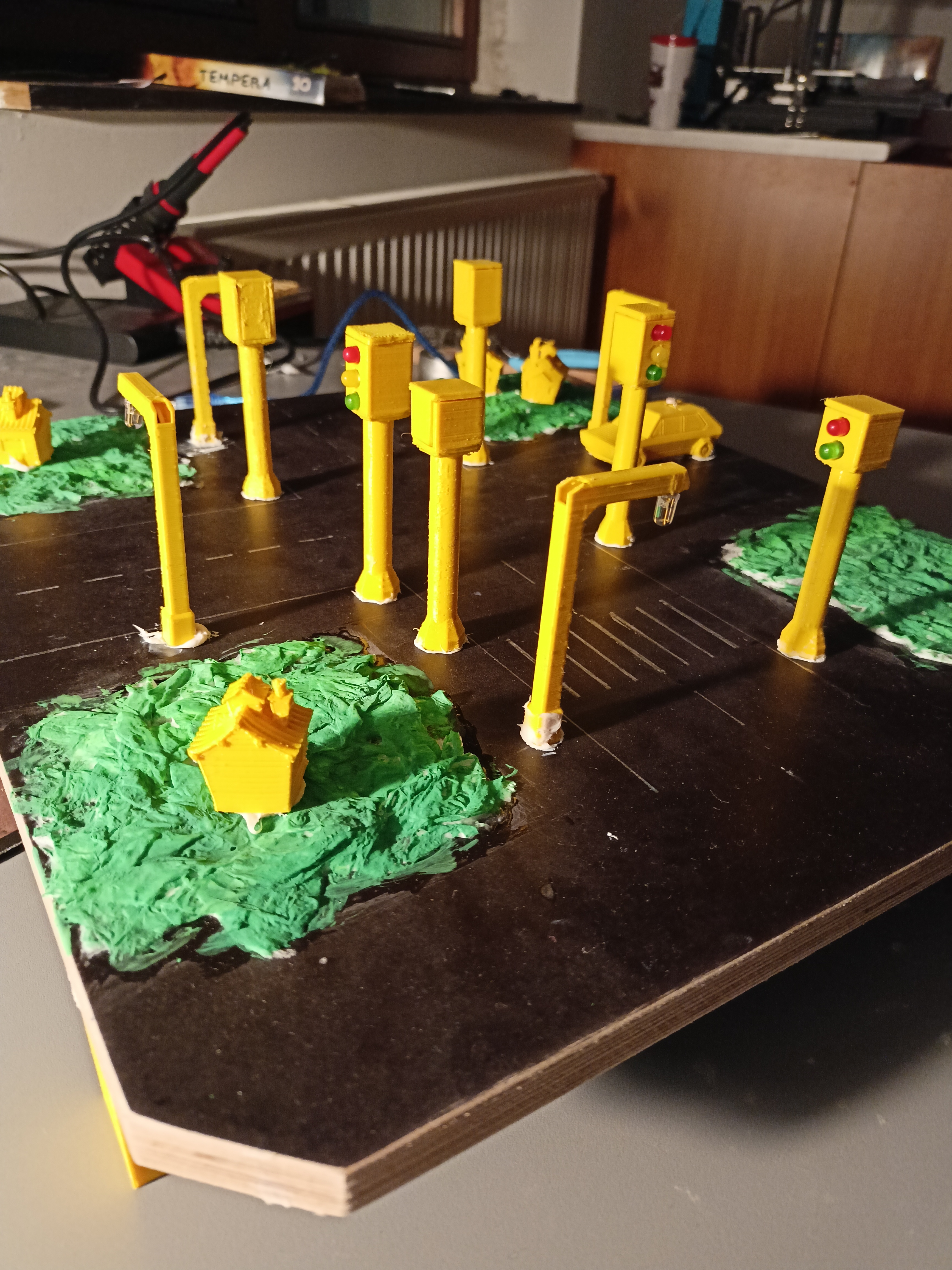Interactive LED traffic lights & streetlights for Arduino