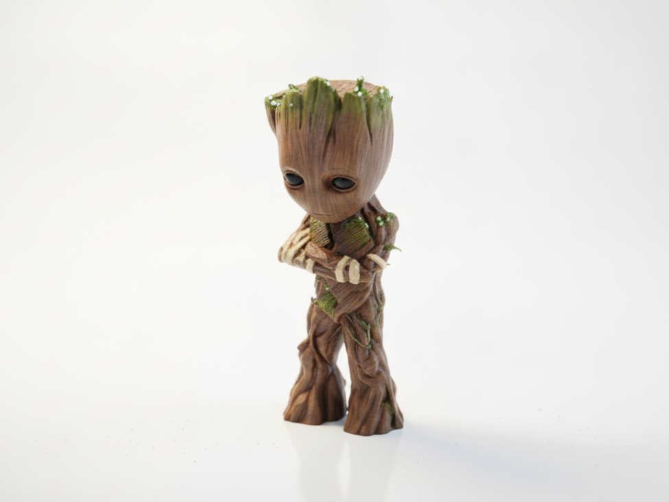 Sad Groot Figurine Marvel 3D Printable