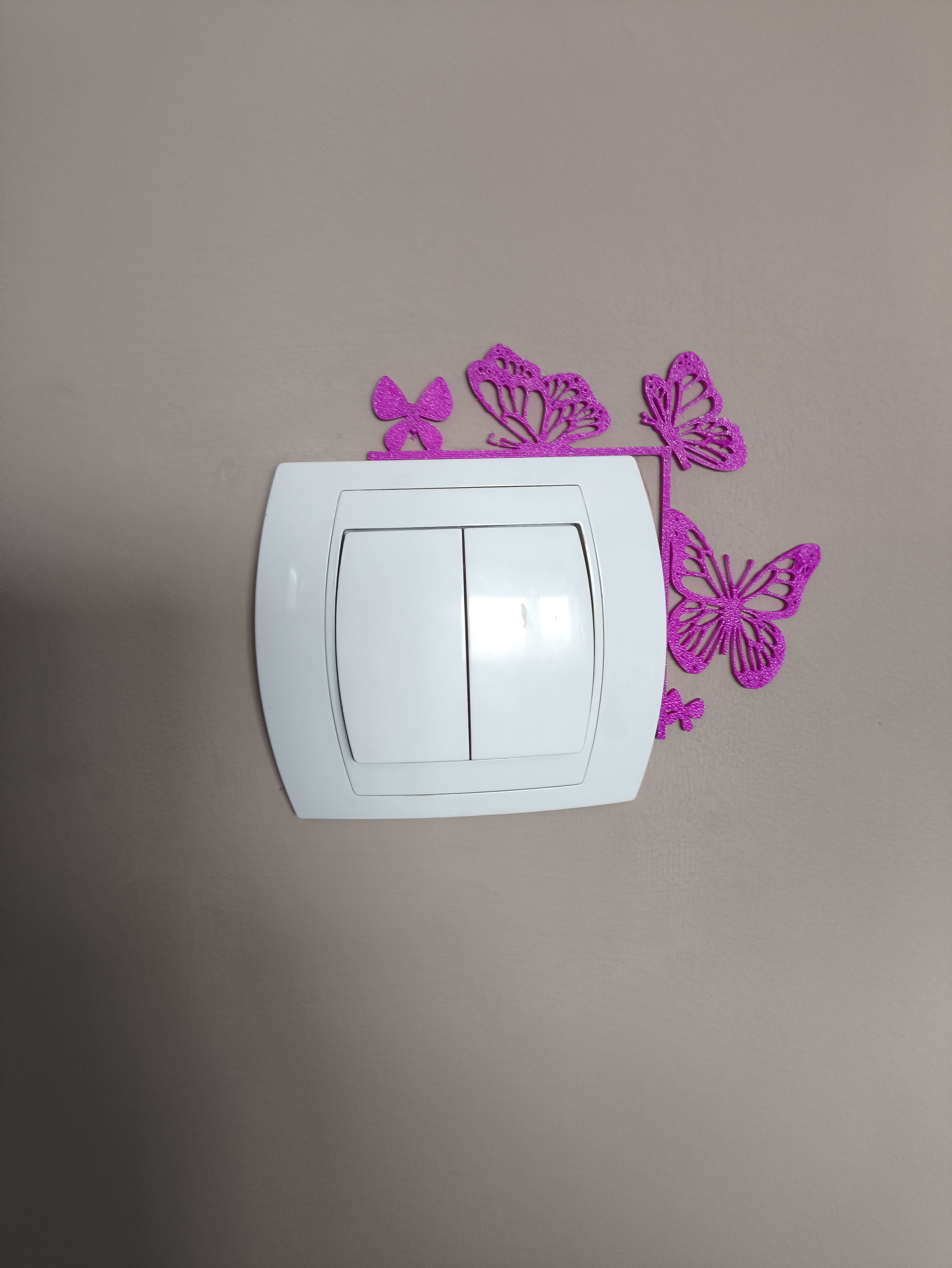 Wall switch decoration