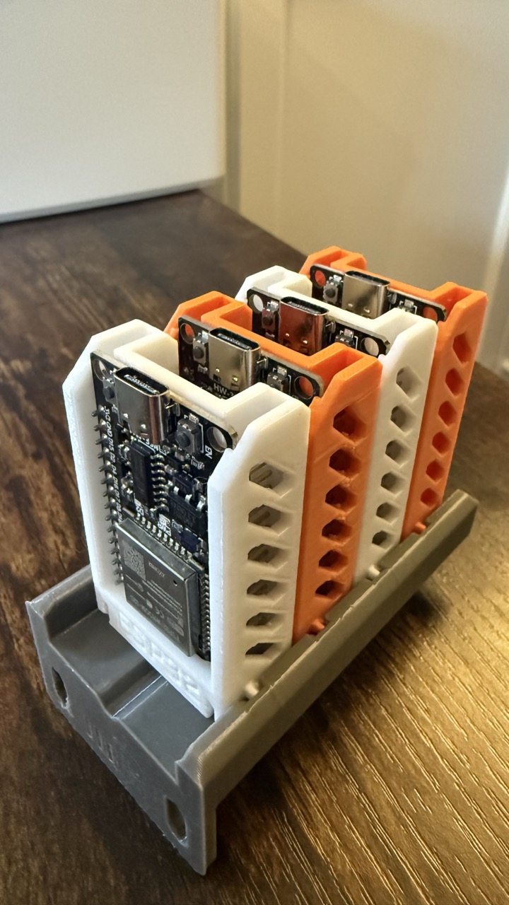 microRACK - ESP32 Module for Nerdminer Cluster 3D model