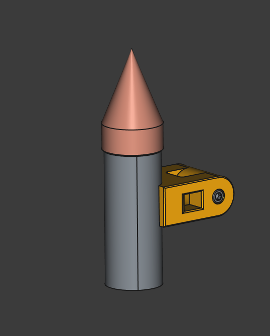 Anti Flying-Rats Top Mast End Piece (parametrizable)