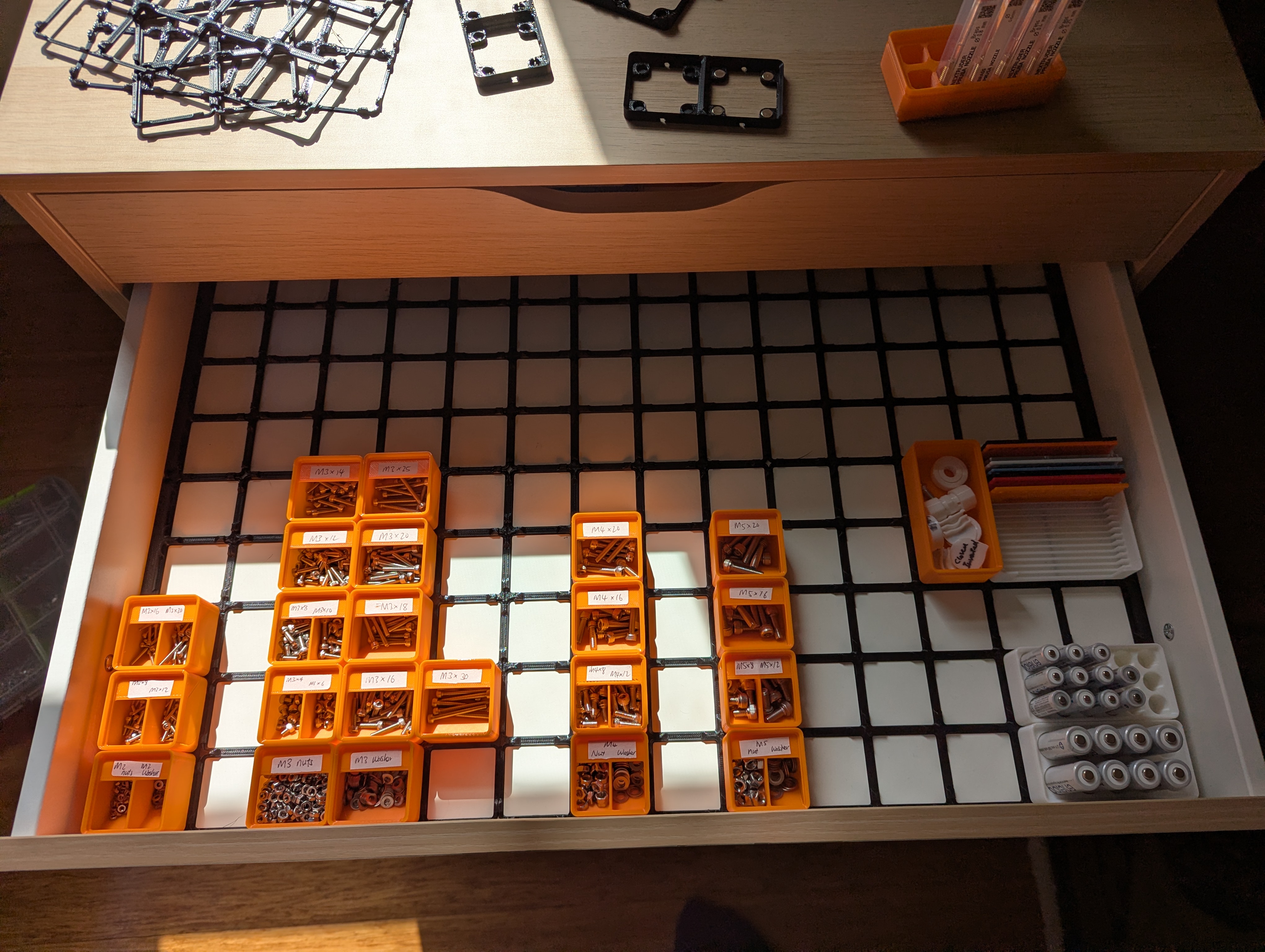IKEA ALEX Wide Minimal Gridfinity Grid